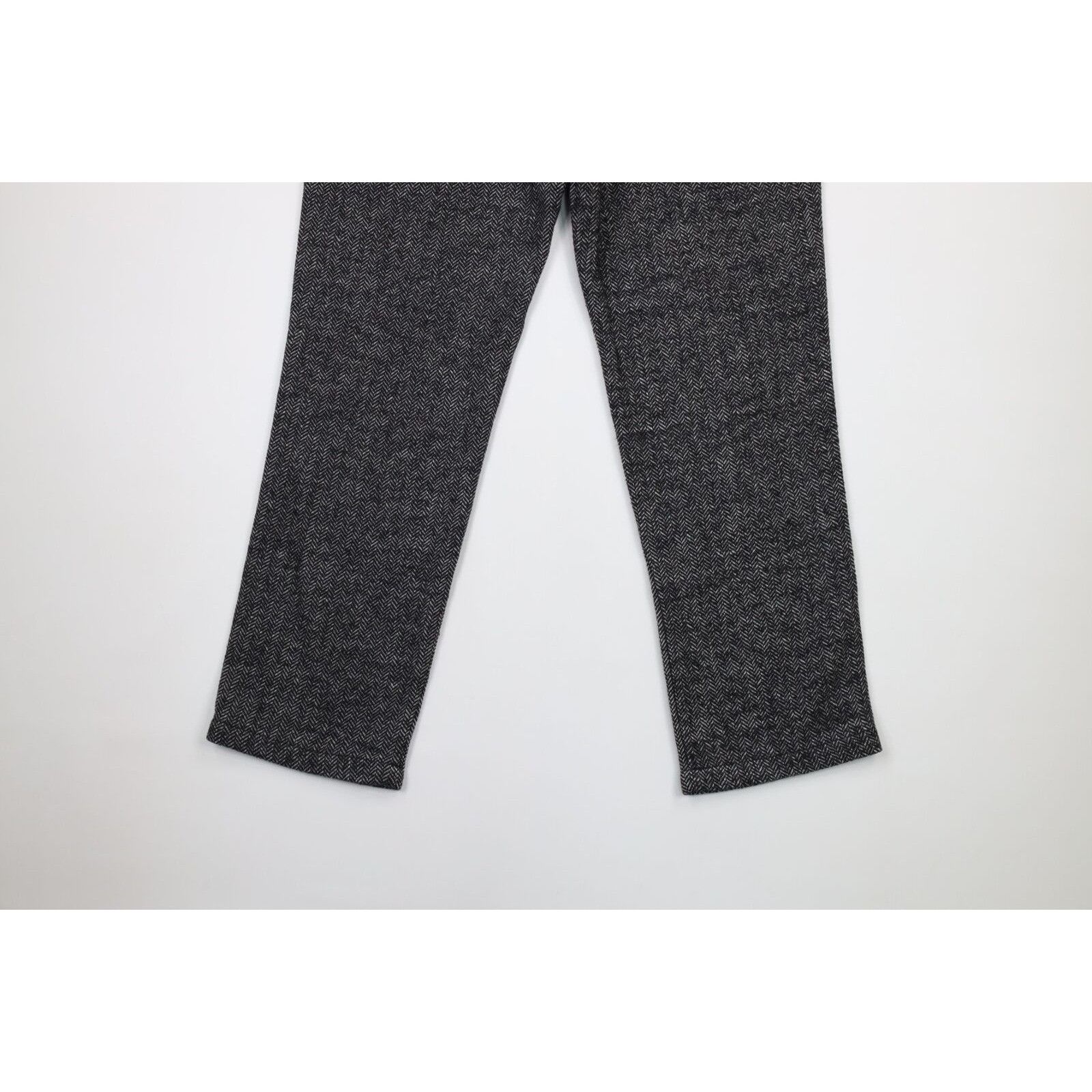 Vintage Vintage 90s Streetwear Tweed Herringbone Chino Pants Size US 34 / EU 50 - 8 Thumbnail