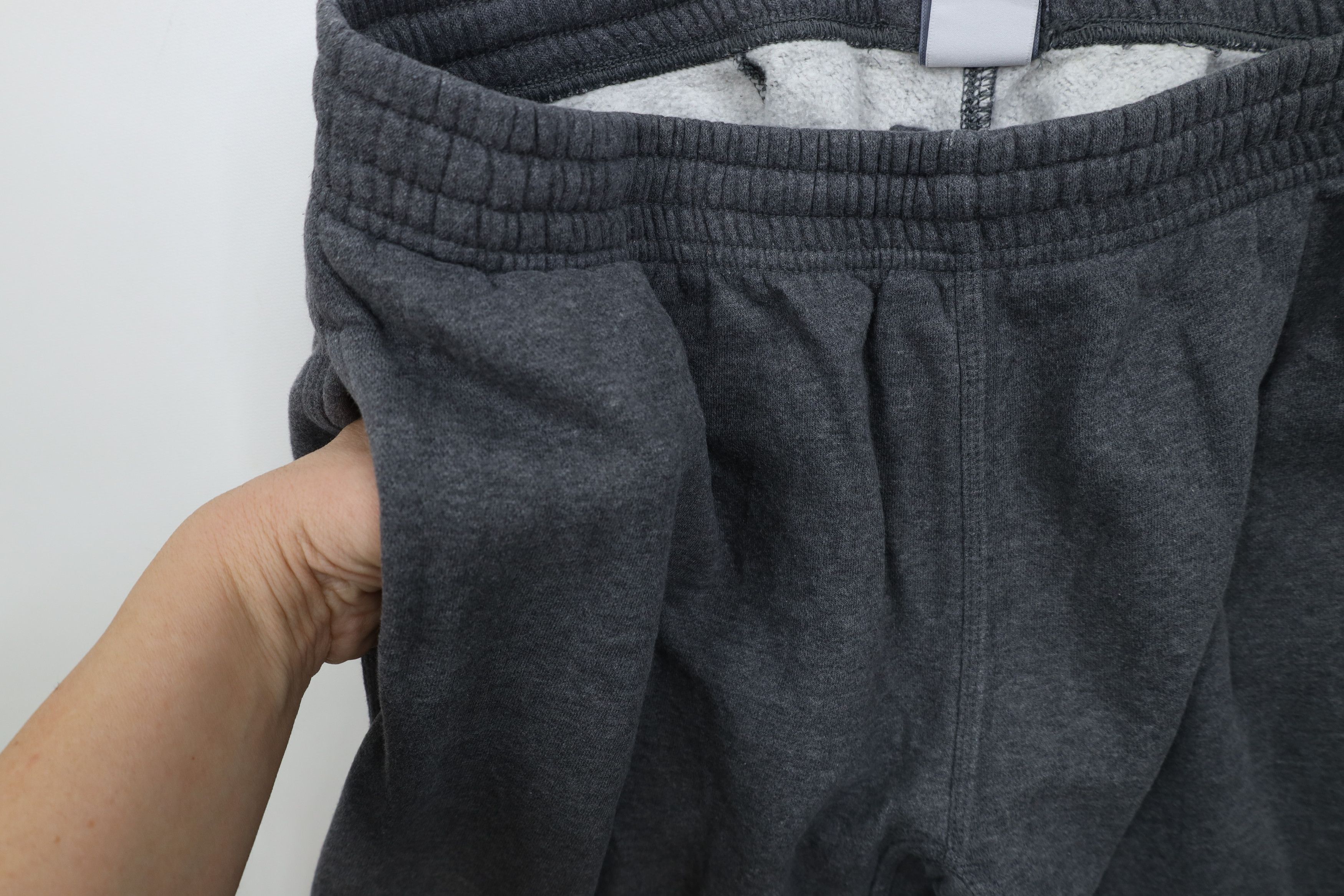 Nike Vintage Y2K Nike Scott Mini Swoosh Wide Leg Sweatpants Gray Size US 38 / EU 54 - 6 Thumbnail