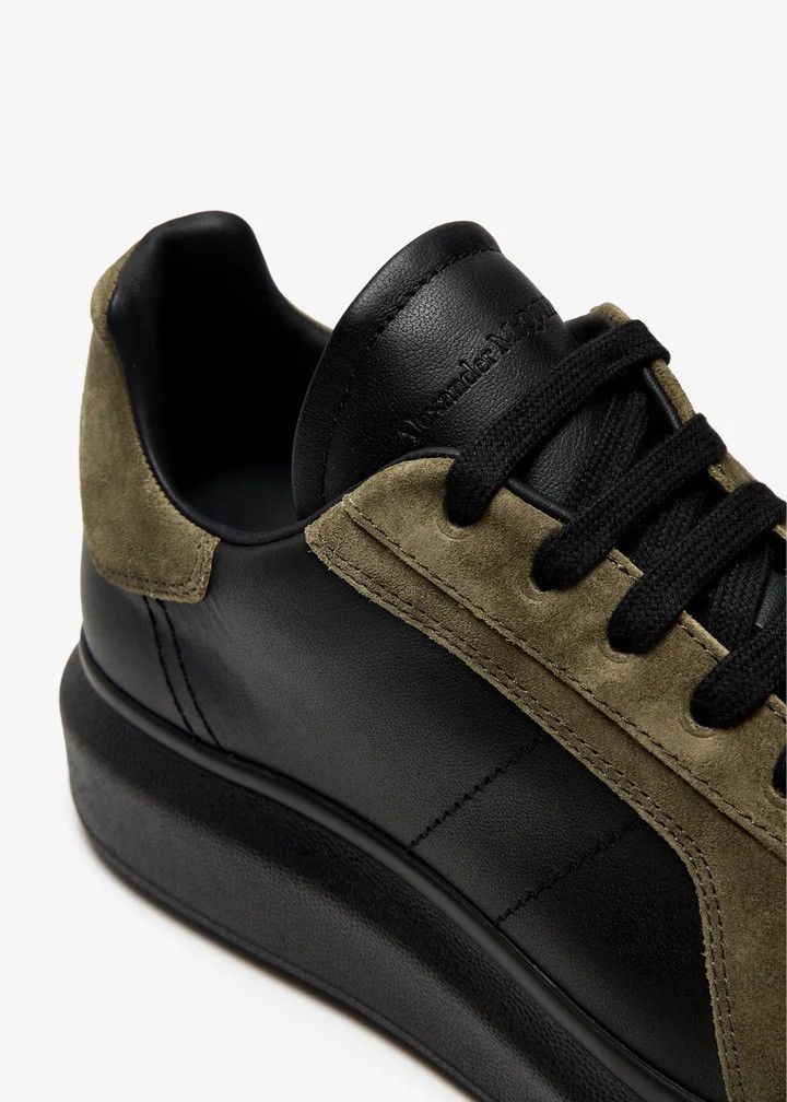 Alexander McQueen o1w1db10925 Oversized Retro Sneaker in Black Size US 9 / EU 42 - 4 Thumbnail