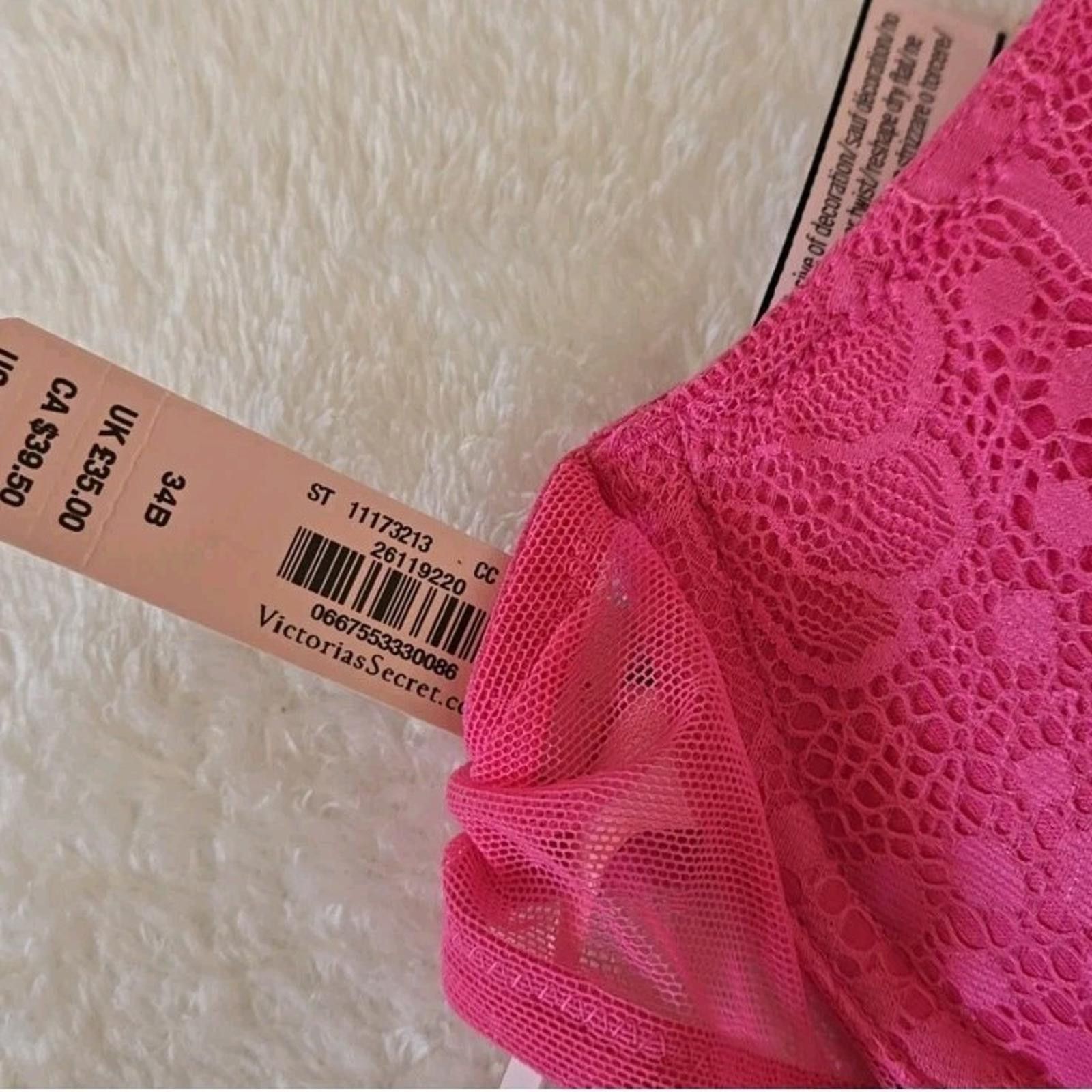 Other Lot Of 2 Victoria’s Secret T-Shirt Wireless Lace Bra Sz 34B Size ONE SIZE - 4 Thumbnail