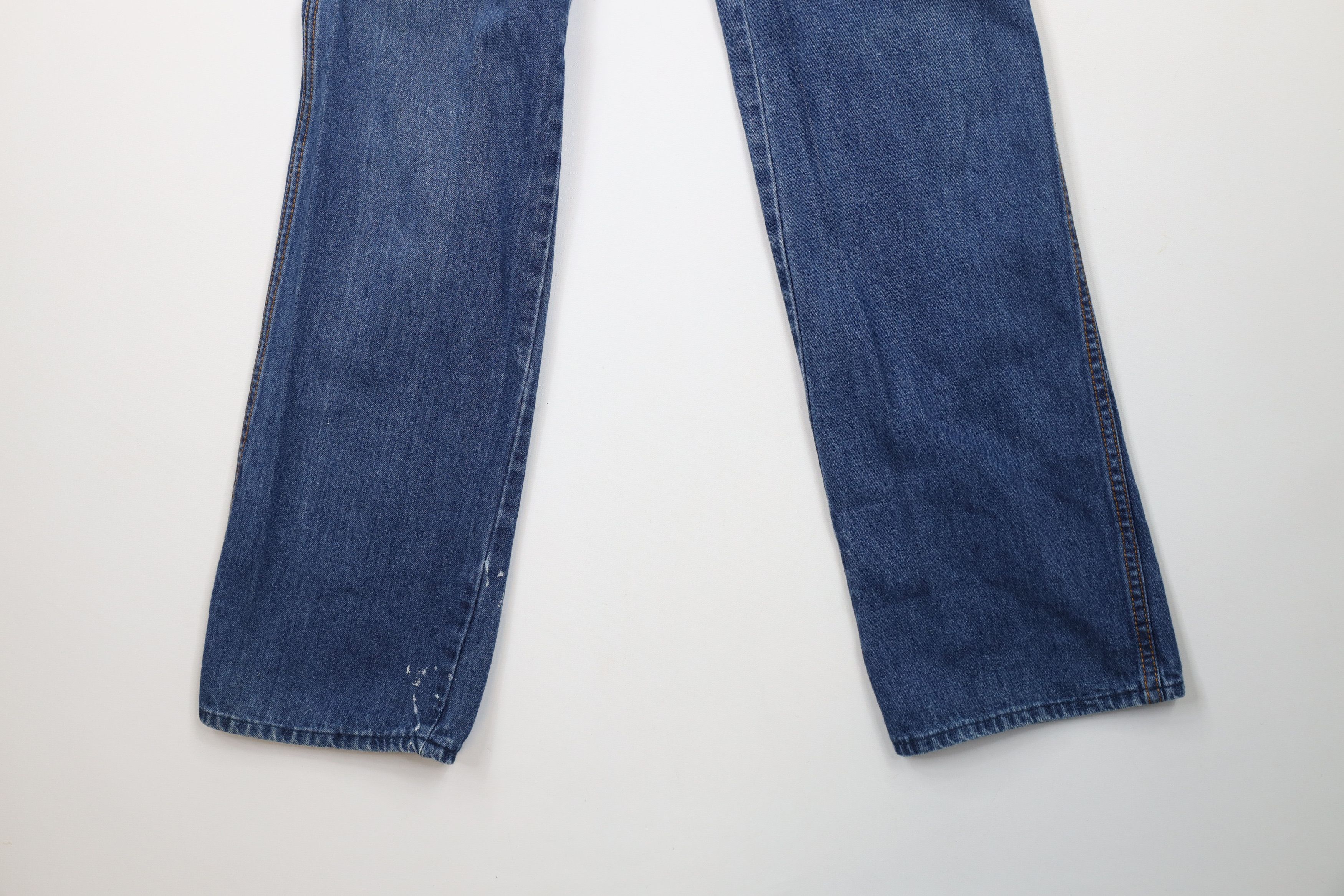 Vintage Vintage 80s 90s Streetwear Flared Wide Leg Denim Jeans Size 30" / US 8 / IT 44 - 4 Thumbnail