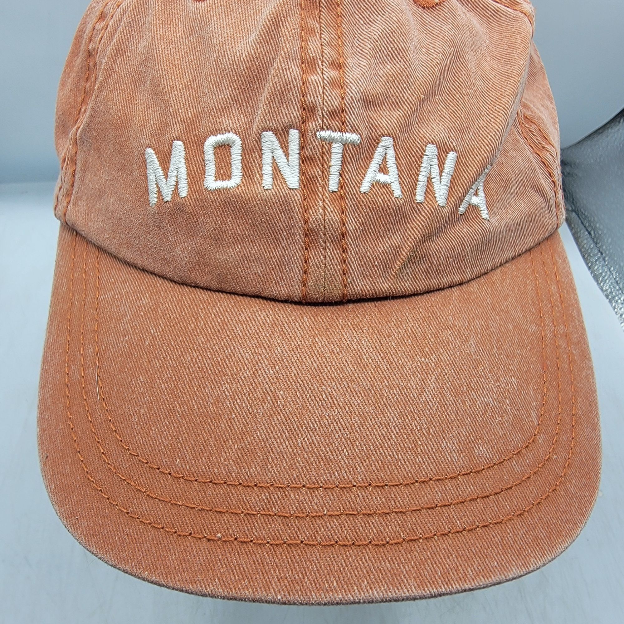 Other Montana Sportsman Adults Burnt Orange Baseball Hat Cap Adjus Size ONE SIZE - 9 Thumbnail