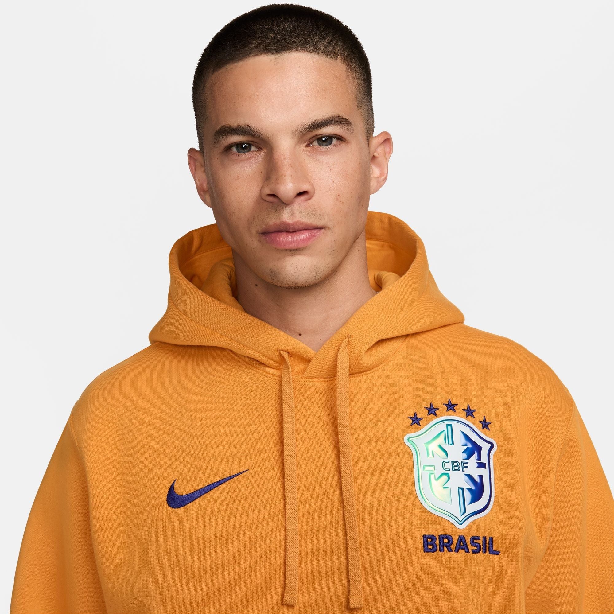 Nike Nike 2024-25 Brazil Men's NSW Club PO Hoodie Size Size US L / EU 52-54 / 3 - 4 Thumbnail