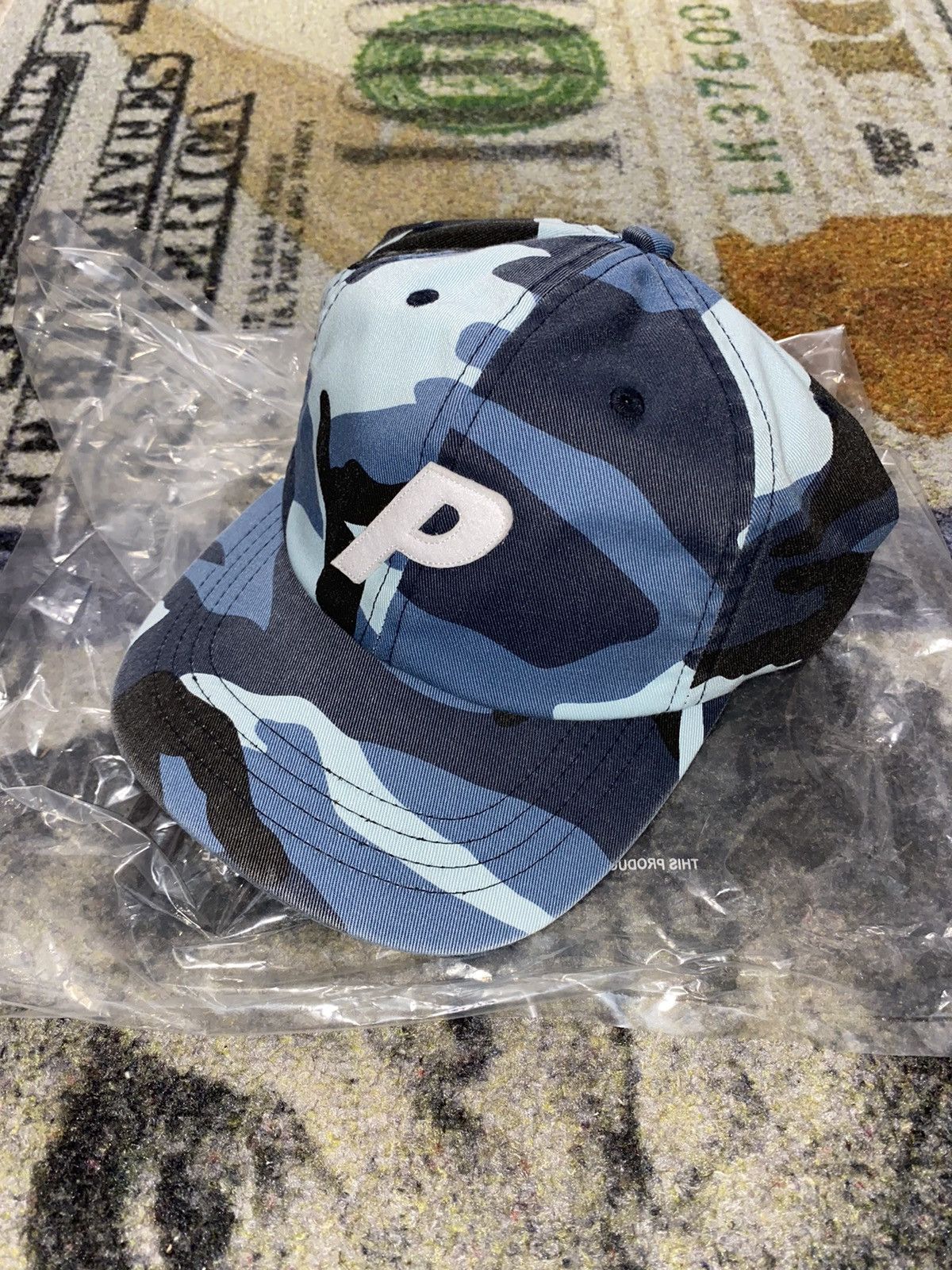 image of Palace 6-Panel Blue Camo, Men's