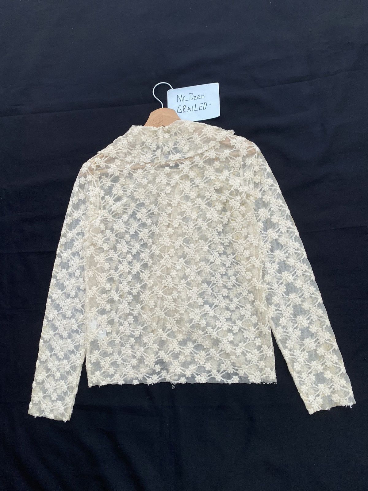 Comme des Garcons Rare Vintage AD1997 Comme Des Garcons CDG tricot Lace Tops Size XS / US 0-2 / IT 36-38 - 22 Thumbnail
