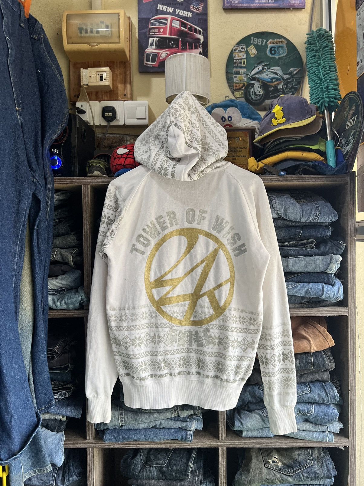 🔥Rare 24 Karats Exile Tower of Wish Zipper Hoodie