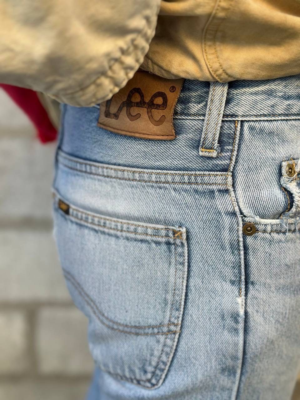 Lee Vintage Lee Brooklyn Straight Leg Jeans Light Blue Wash Deni Size US 32 / EU 48 - 8 Thumbnail