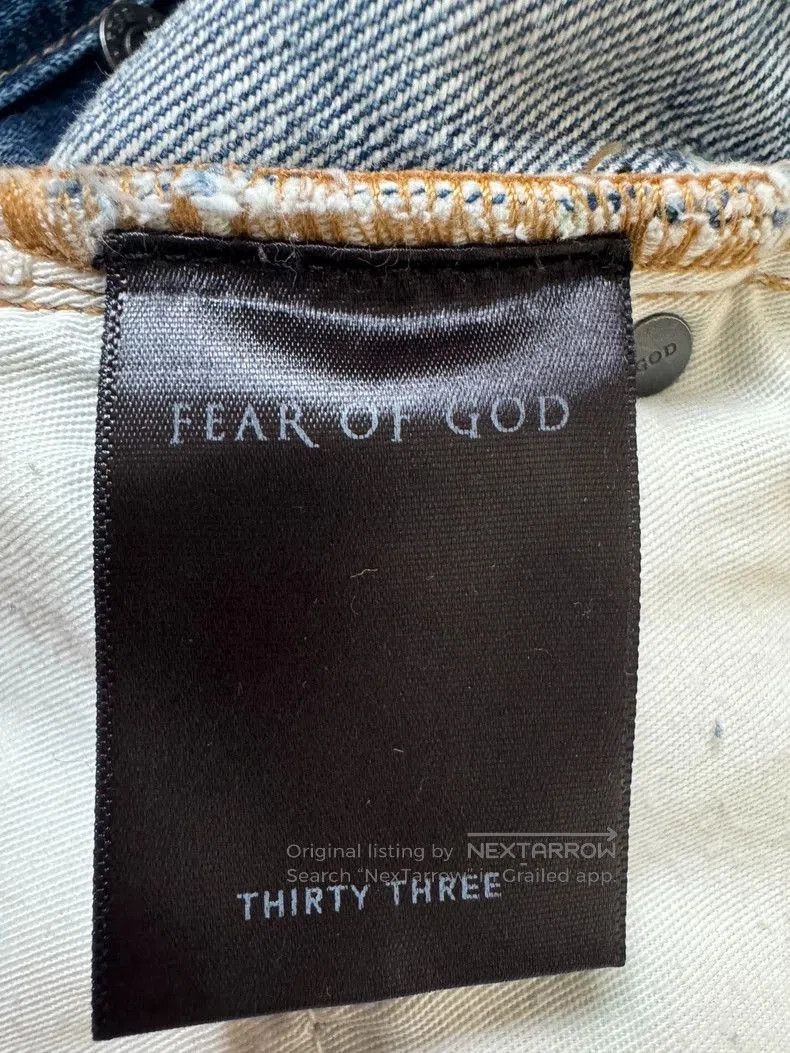 Fear of God Fear of God Season 4 OG Blue Jeans 33. Size US 33 - 5 Thumbnail