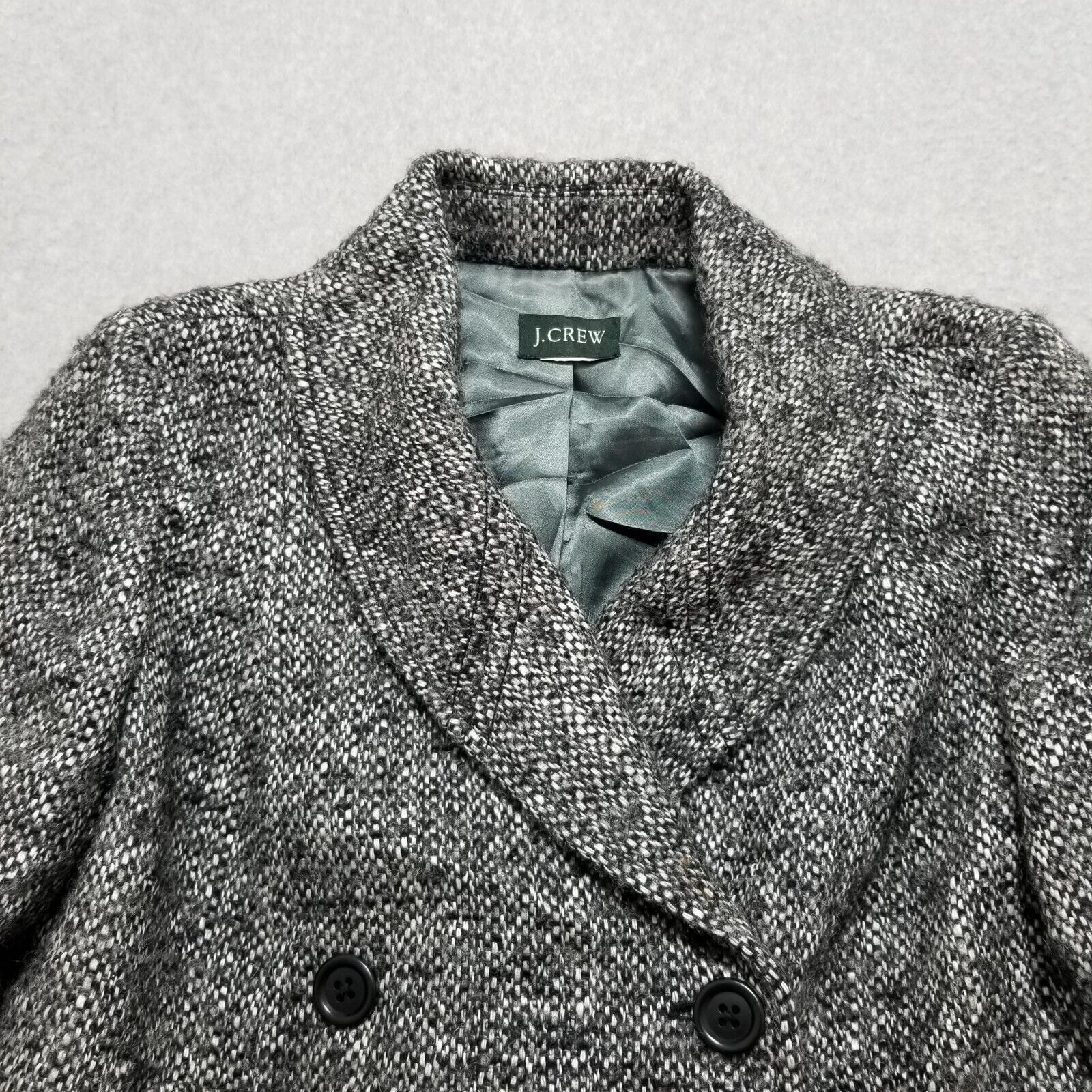 J.Crew J Crew Womens Coat Small Gray Pockets Buttons Outdoor Size S / US 4 / IT 40 - 3 Thumbnail