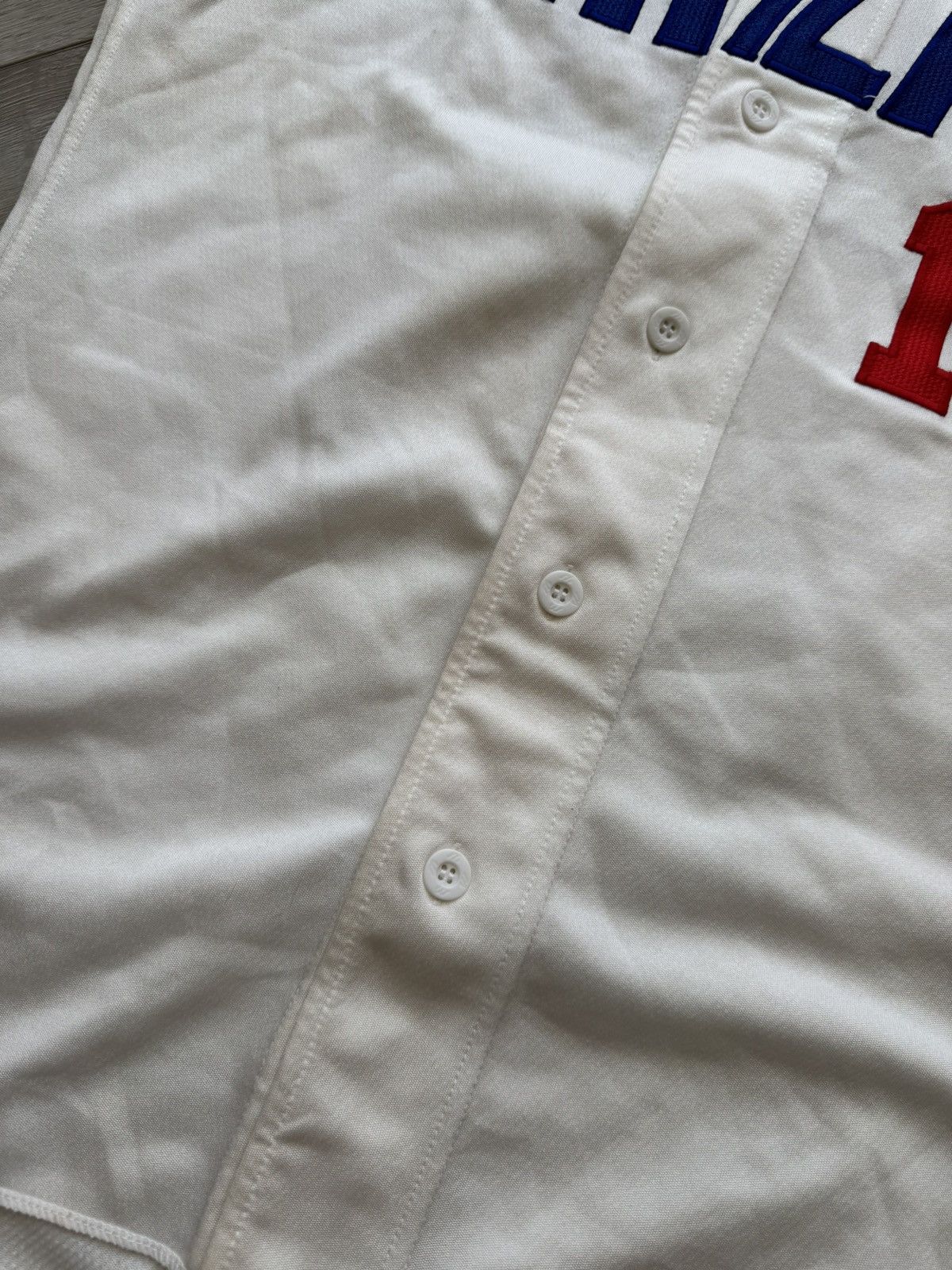 Mizuno Game Worn Vintage Mizuno Baseball Jersey | CHIZAKI #17 Japan Size US L / EU 52-54 / 3 - 4 Thumbnail