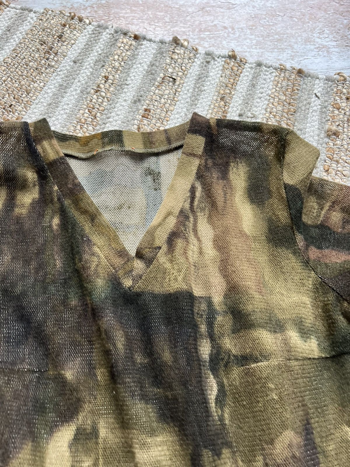 20471120 × Japanese Brand Vintage abstract mesh long sleeve Size S / US 4 / IT 40 - 6 Thumbnail
