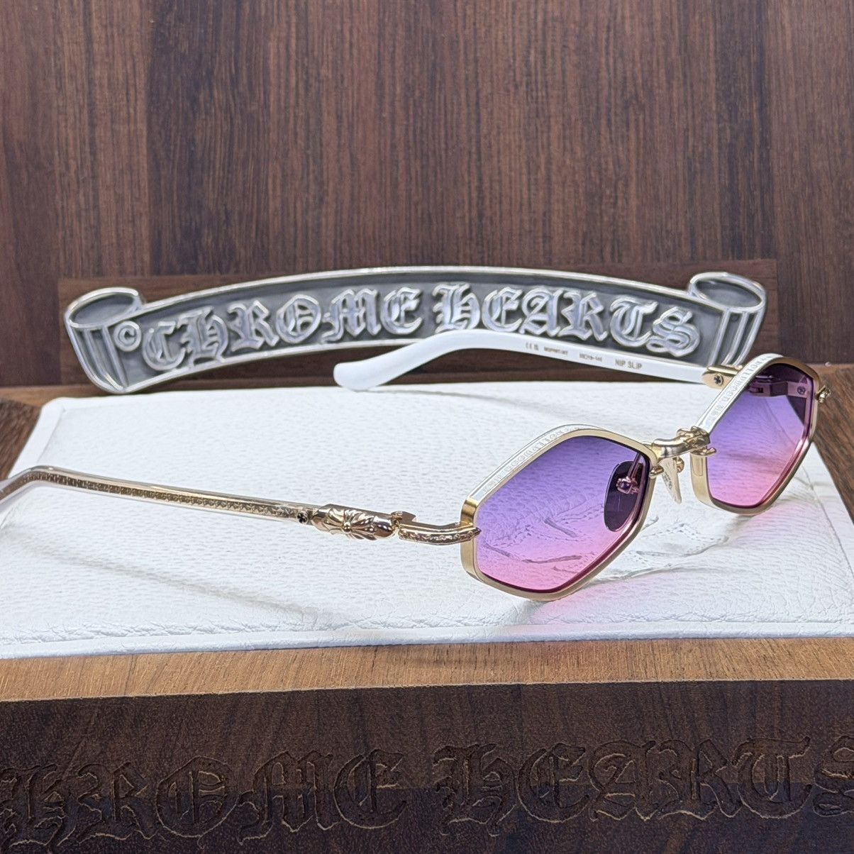 Chrome Hearts Chrome Hearts NIP SLIP 1/1 Sunglasses Size ONE SIZE - 7 Thumbnail