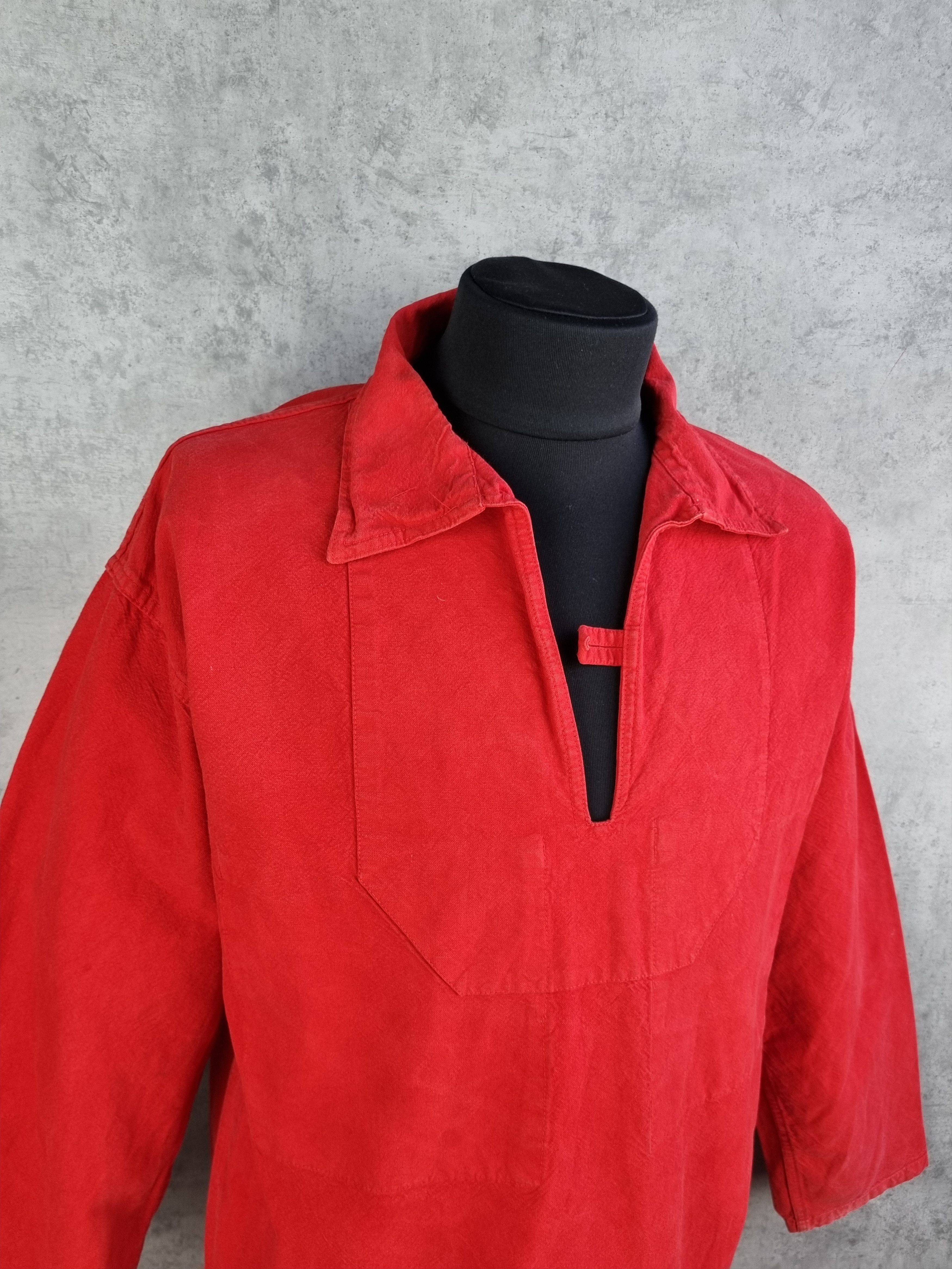 Le Laboureur × Seditionaries 90s Rare Size Vintage Sailor Fisherman OverShirt Size US XL / EU 56 / 4 - 11 Thumbnail