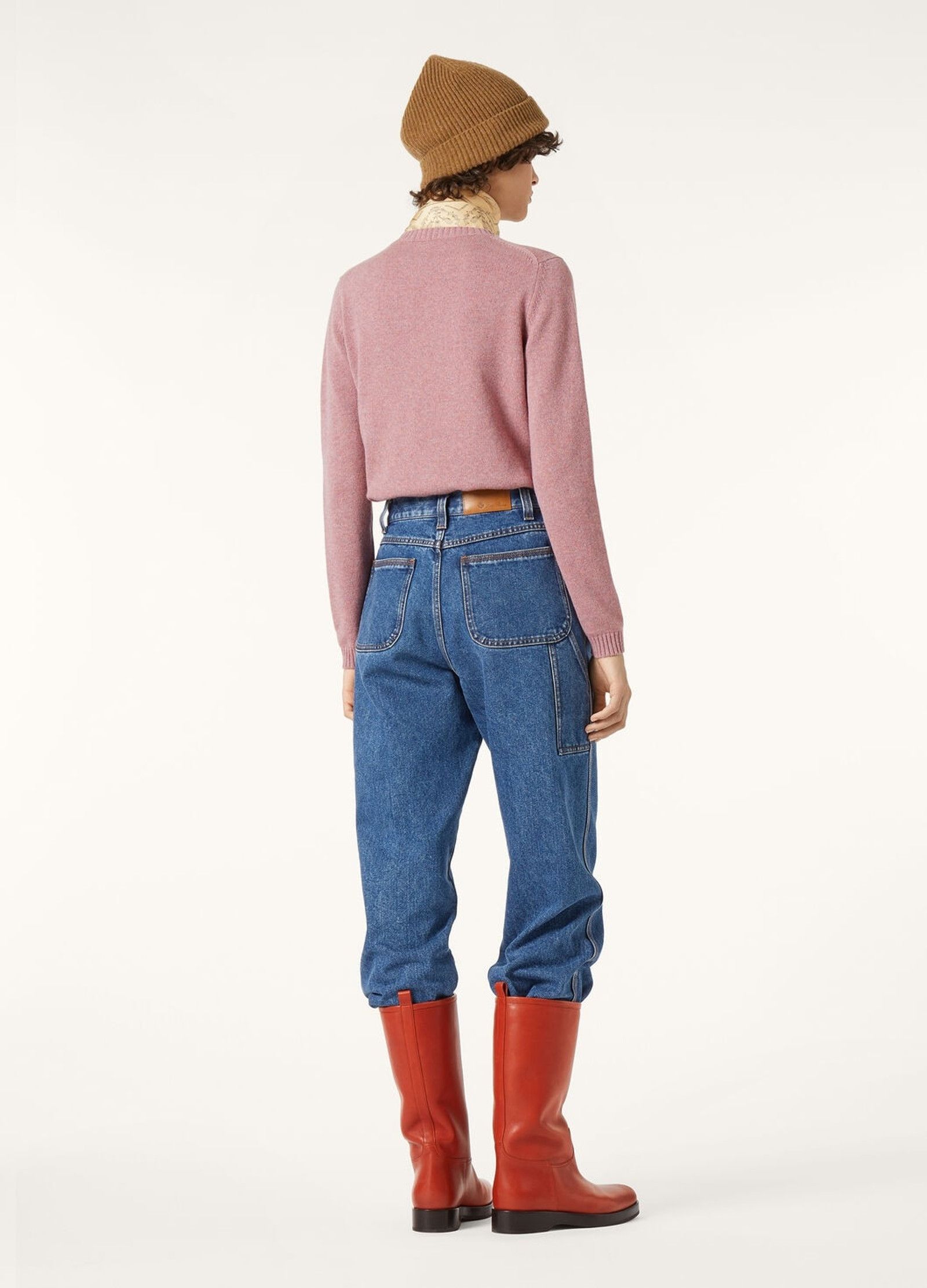 Loro Piana o1srvl11e0526 FAM5162 Parksville Crewneck Sweater in Pink Size S / US 4 / IT 40 - 5 Thumbnail
