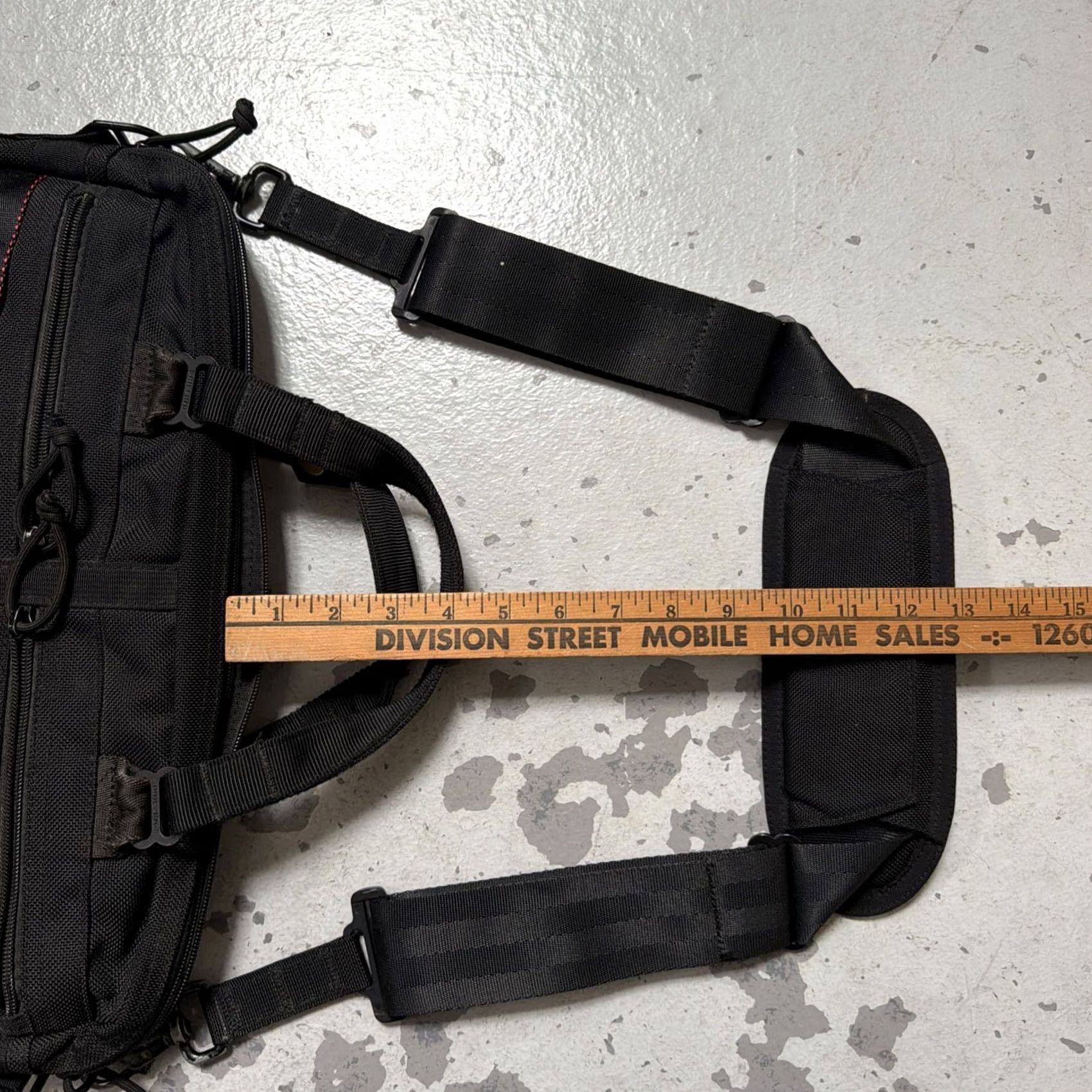 Vintage Briefing Nylon Canvas Shoulder Briefcase Bag Made USA Tactical Military Work Size ONE SIZE - 5 Thumbnail