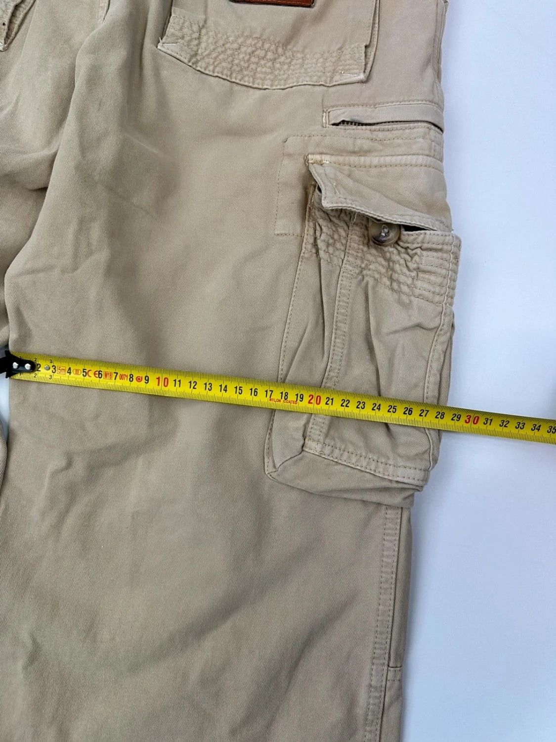Dolce & Gabbana Dolce Gabbana SS2007 Beige Cargo Pants Plaque Baggy Size US 32 / EU 48 - 16 Thumbnail