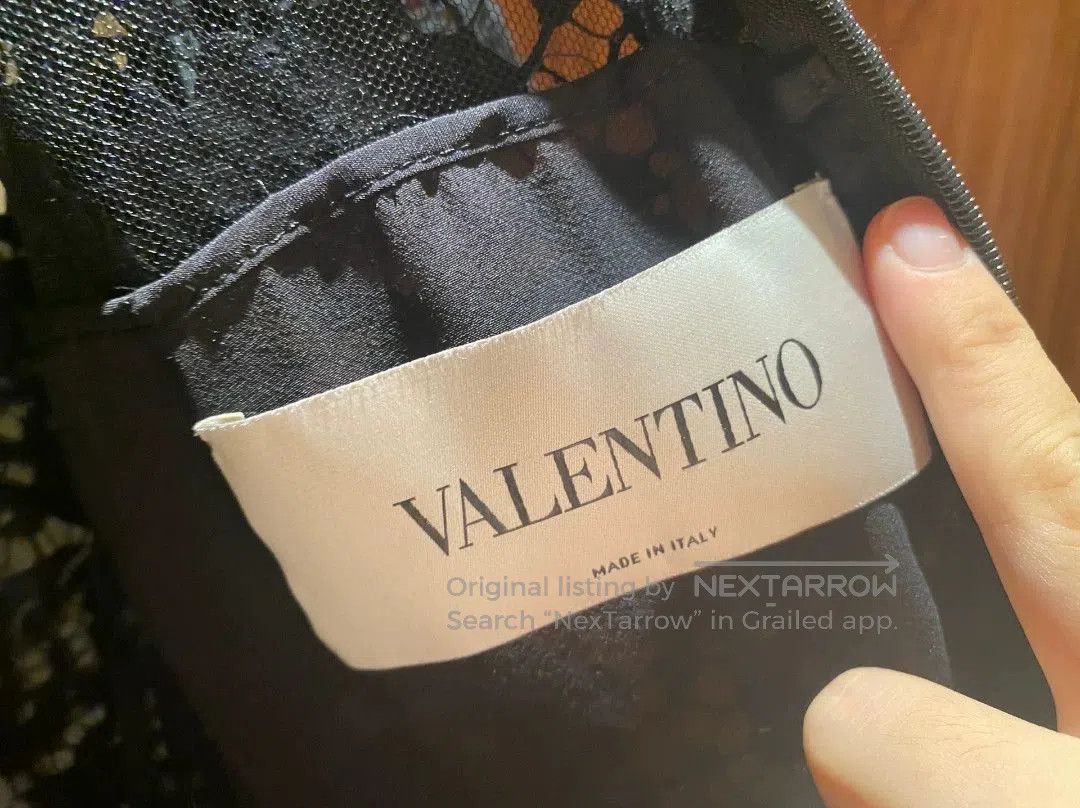 Valentino Valentino Black Lace Dress. Size US M / EU 48-50 / 2 - 3 Thumbnail