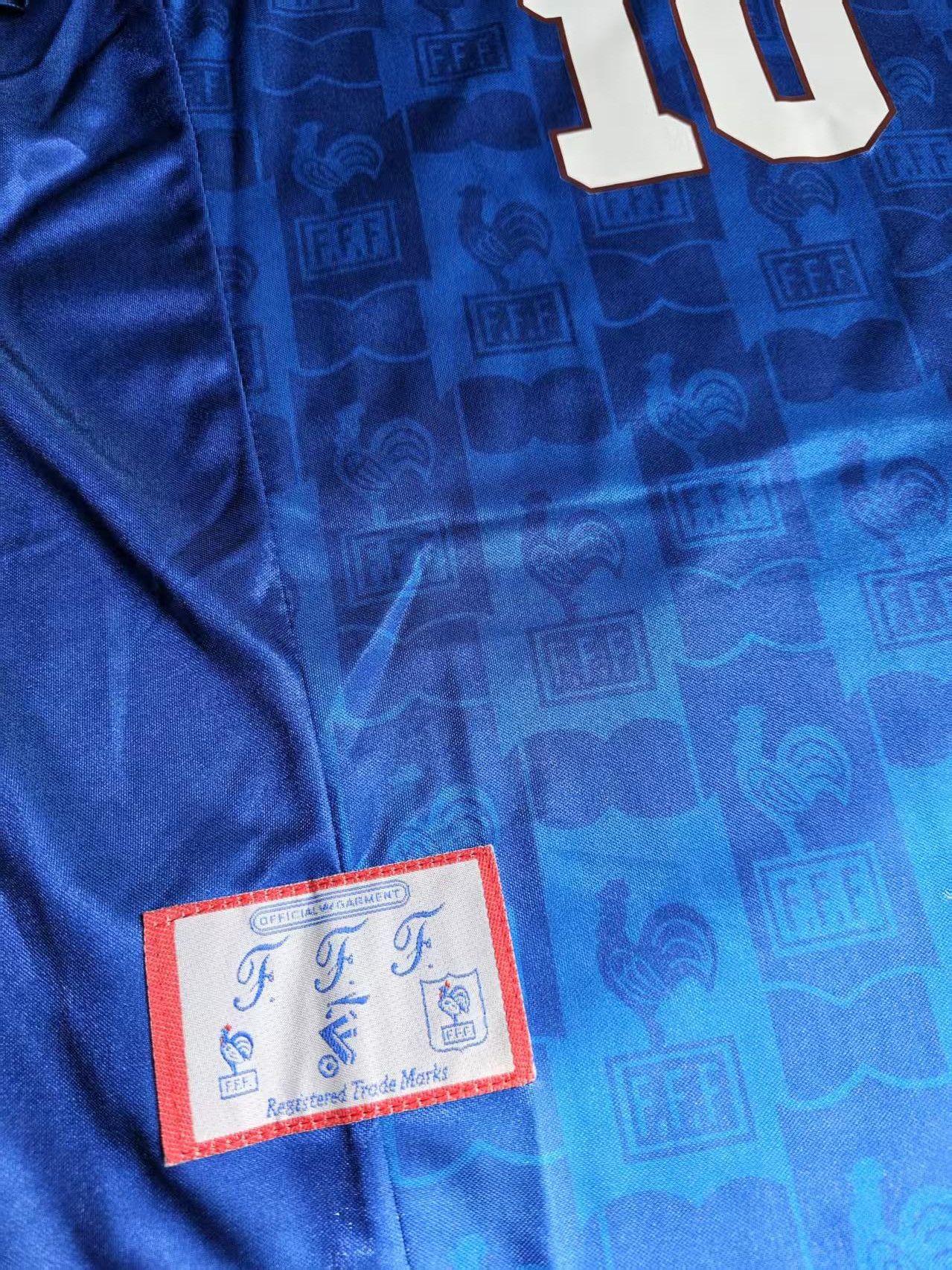 Other 1996 France #10 Zidane Jersey XXL Size US XXL / EU 58 / 5 - 3 Thumbnail