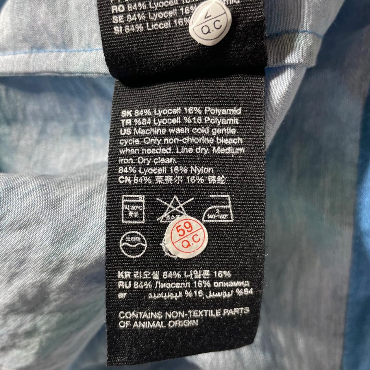 & Other Stories & Other Stories Wavy Print Short Sleeve Boxy Button Up Shirt Size XS / US 0-2 / IT 36-38 - 8 Thumbnail