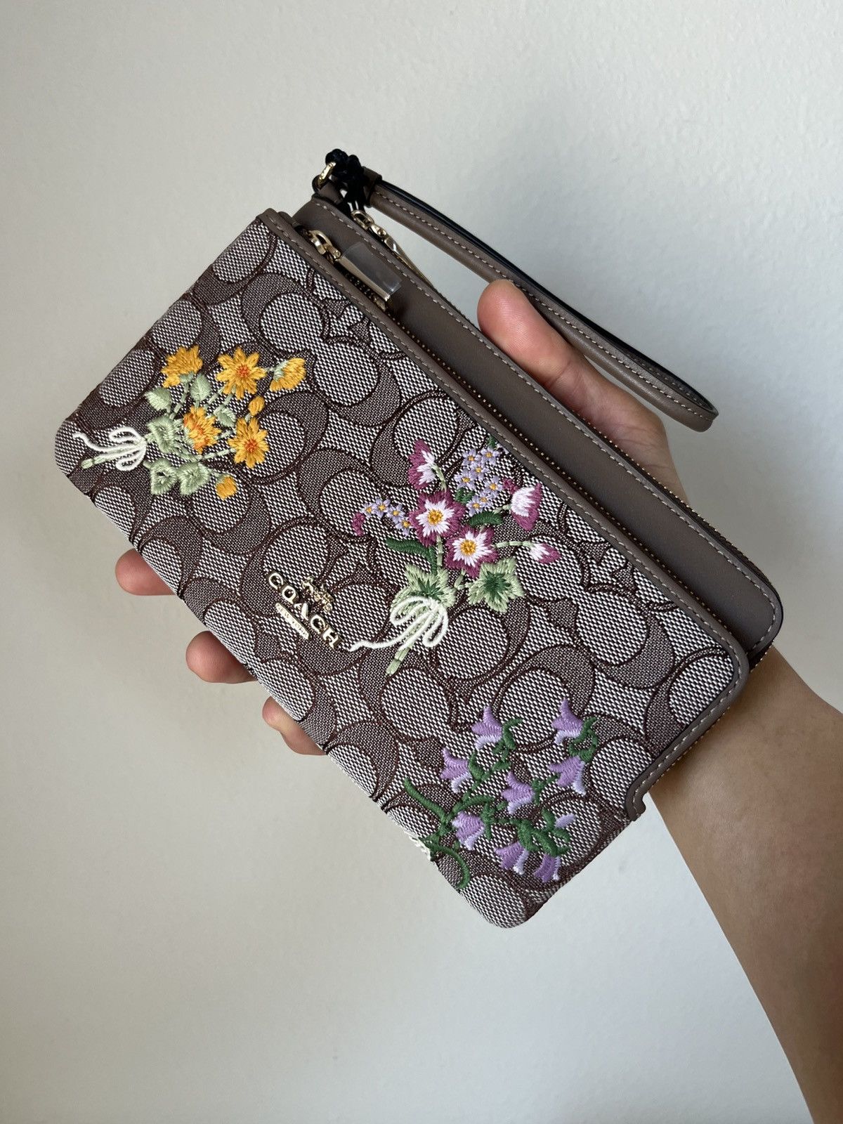 Coach Coach Large Double Zip Wristlet Size ONE SIZE - 4 Thumbnail