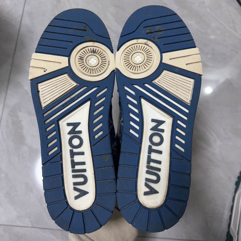 Louis Vuitton Louis Vuitton Trainer Denim Fashion Sneakers -2508 Size US 8 / EU 41 - 4 Thumbnail