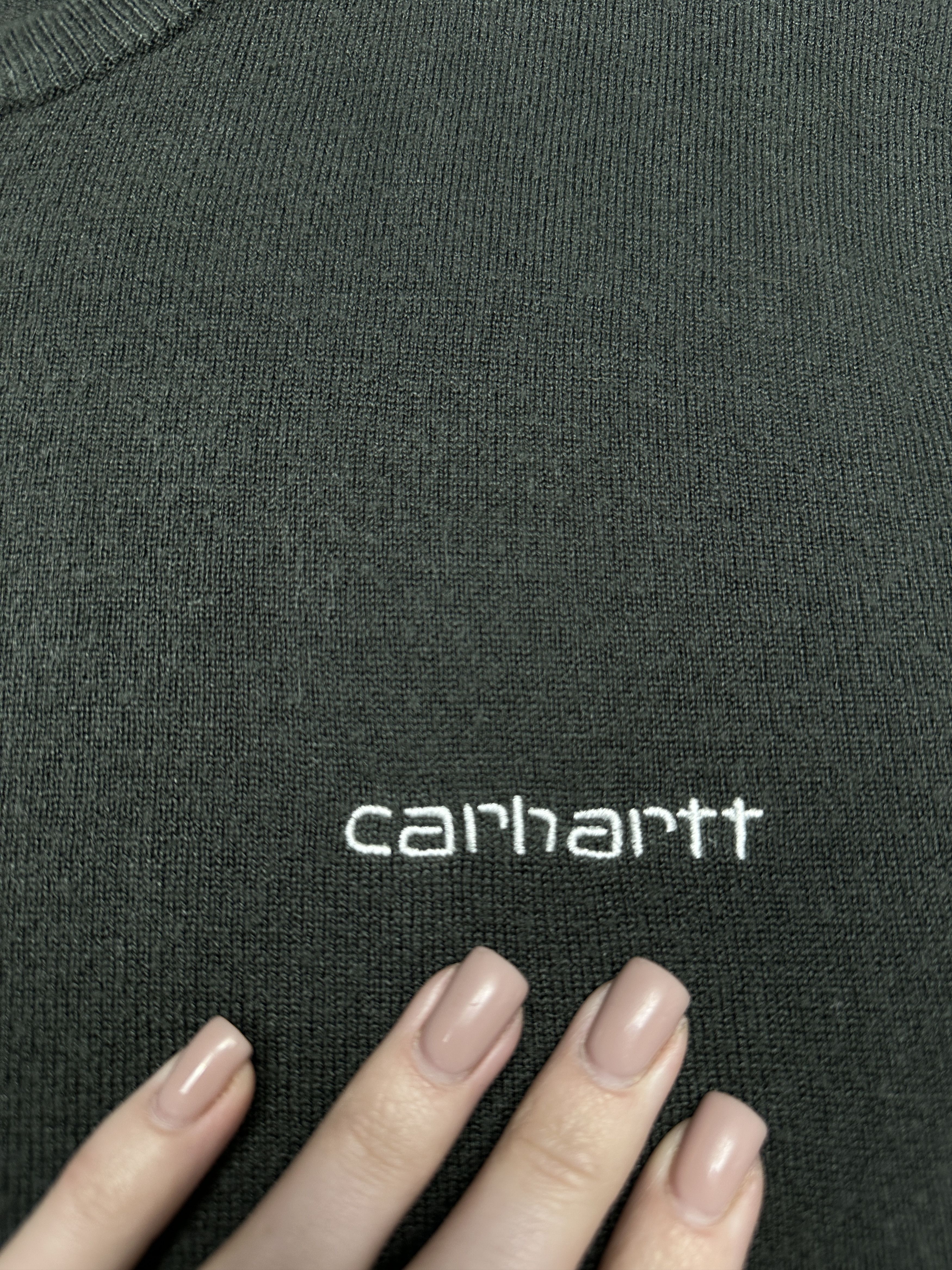 Carhartt × Vintage Carhartt Vintage Mens Crew Neck Sweater Size US L / EU 52-54 / 3 - 3 Thumbnail