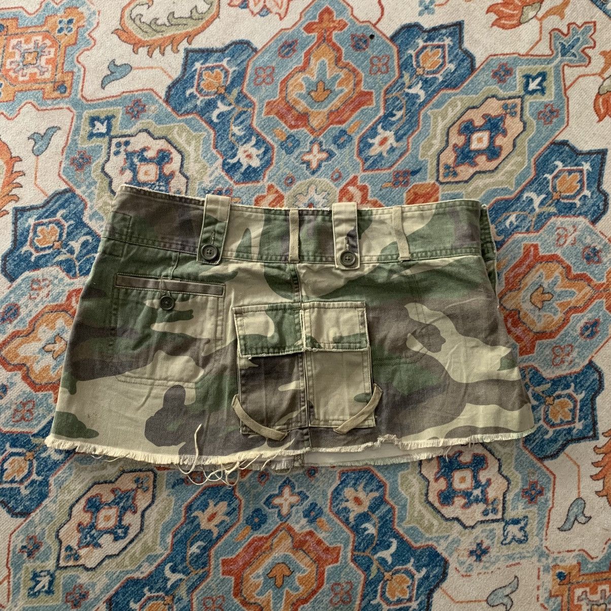 Vintage vintage abercrombie cargo mini skirt Size 27" / US 4 / IT 40 - 4 Thumbnail