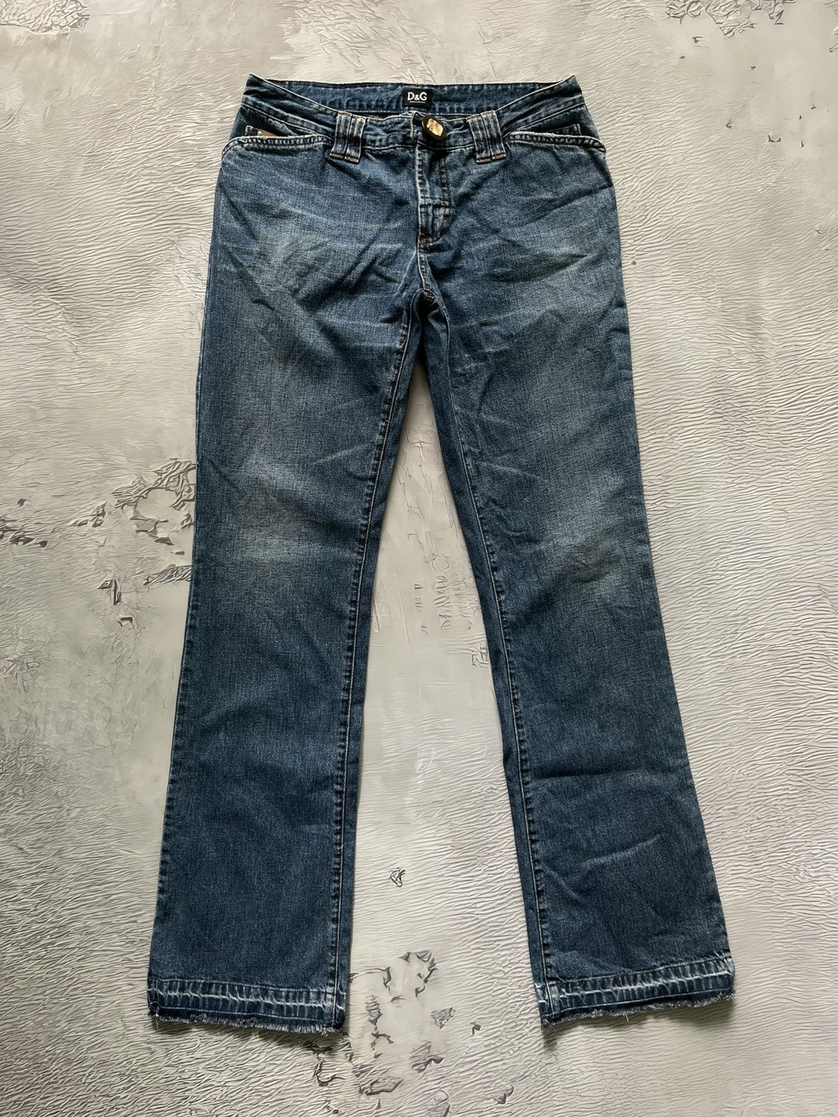 Dolce & Gabbana Dolce & Gabbana Vintage Denim Suit Jeans Luxury Blue Size 29" - 10 Thumbnail