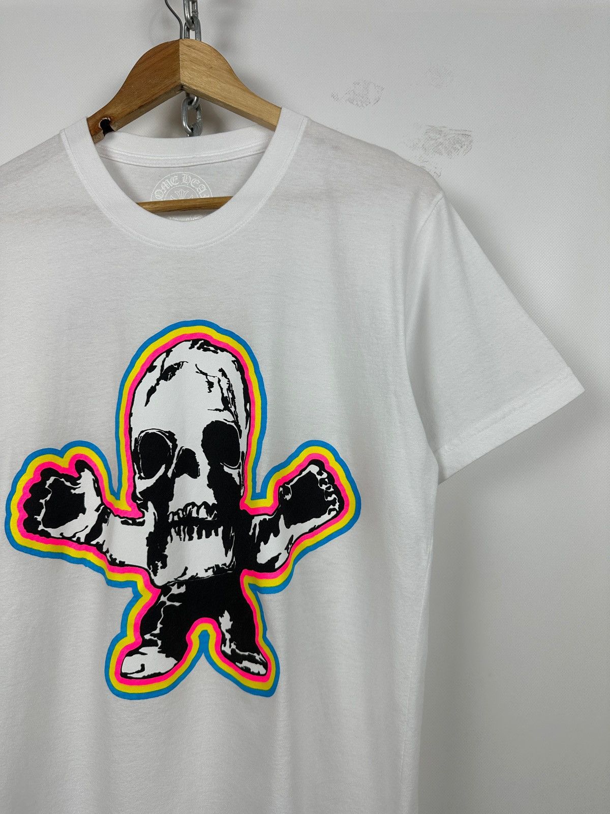 Chrome Hearts Chrome Hearts Foti Rainbow Skull White T-Shirt Size US M / EU 48-50 / 2 - 5 Thumbnail