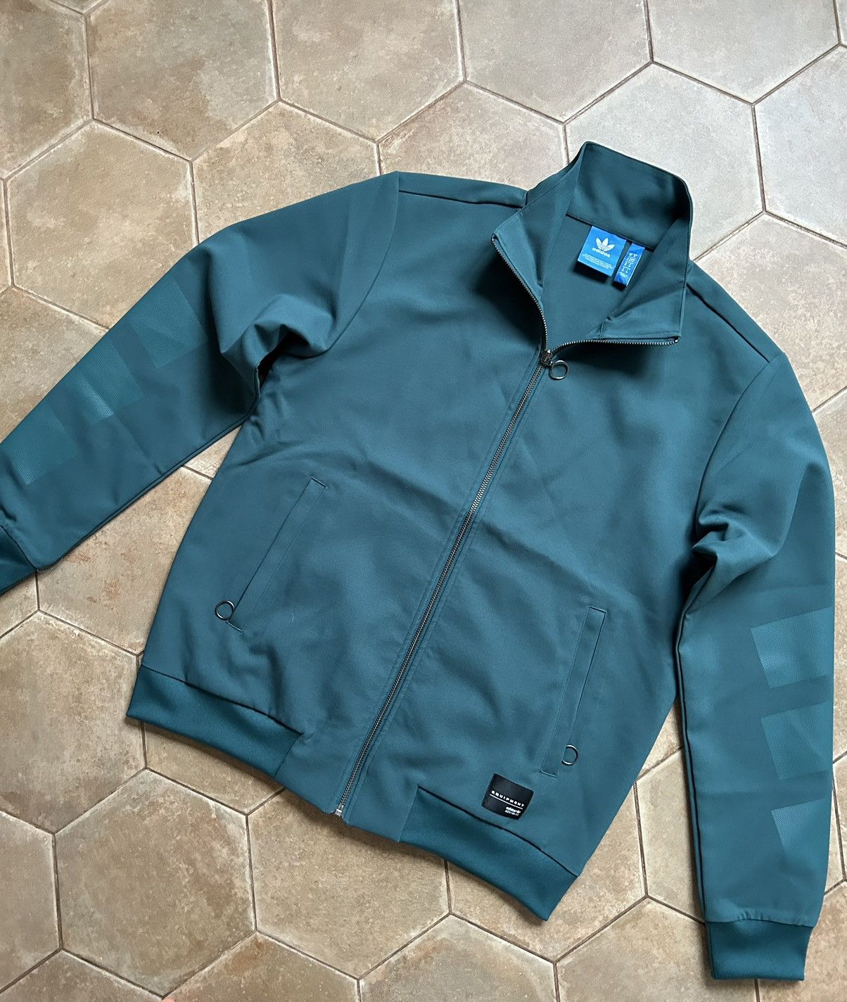 Adidas ADIDAS EQUIPMENT TRACK ZIP JACKET LOGO Size US M / EU 48-50 / 2 - 2 Thumbnail
