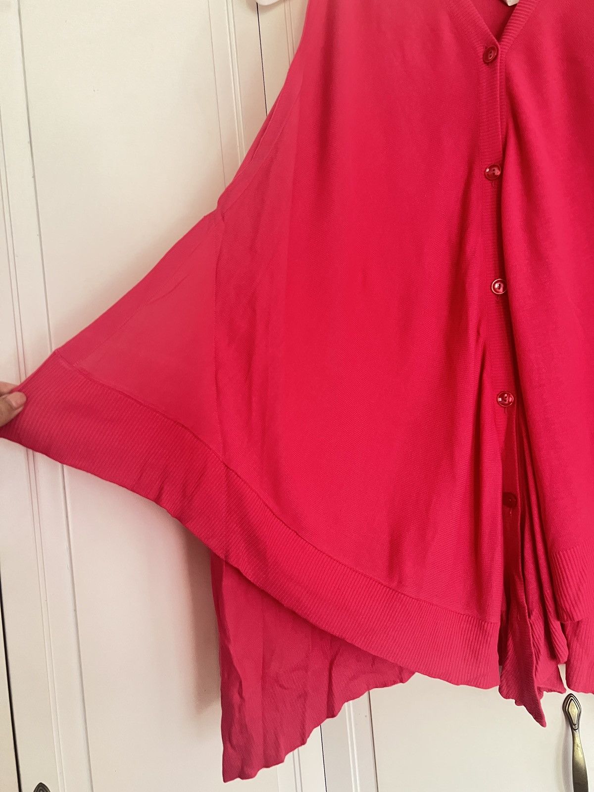 Maison Margiela Maison Margiela four stitches line 1 pink knit cardigan top Size M / US 6-8 / IT 42-44 - 4 Thumbnail