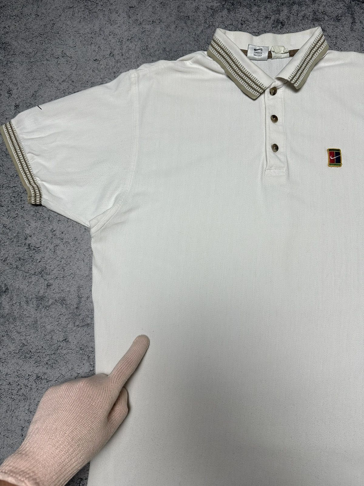 Nike Vintage Nike Challenge Court 90's Polo Shirt Size US M / EU 48-50 / 2 - 7 Thumbnail