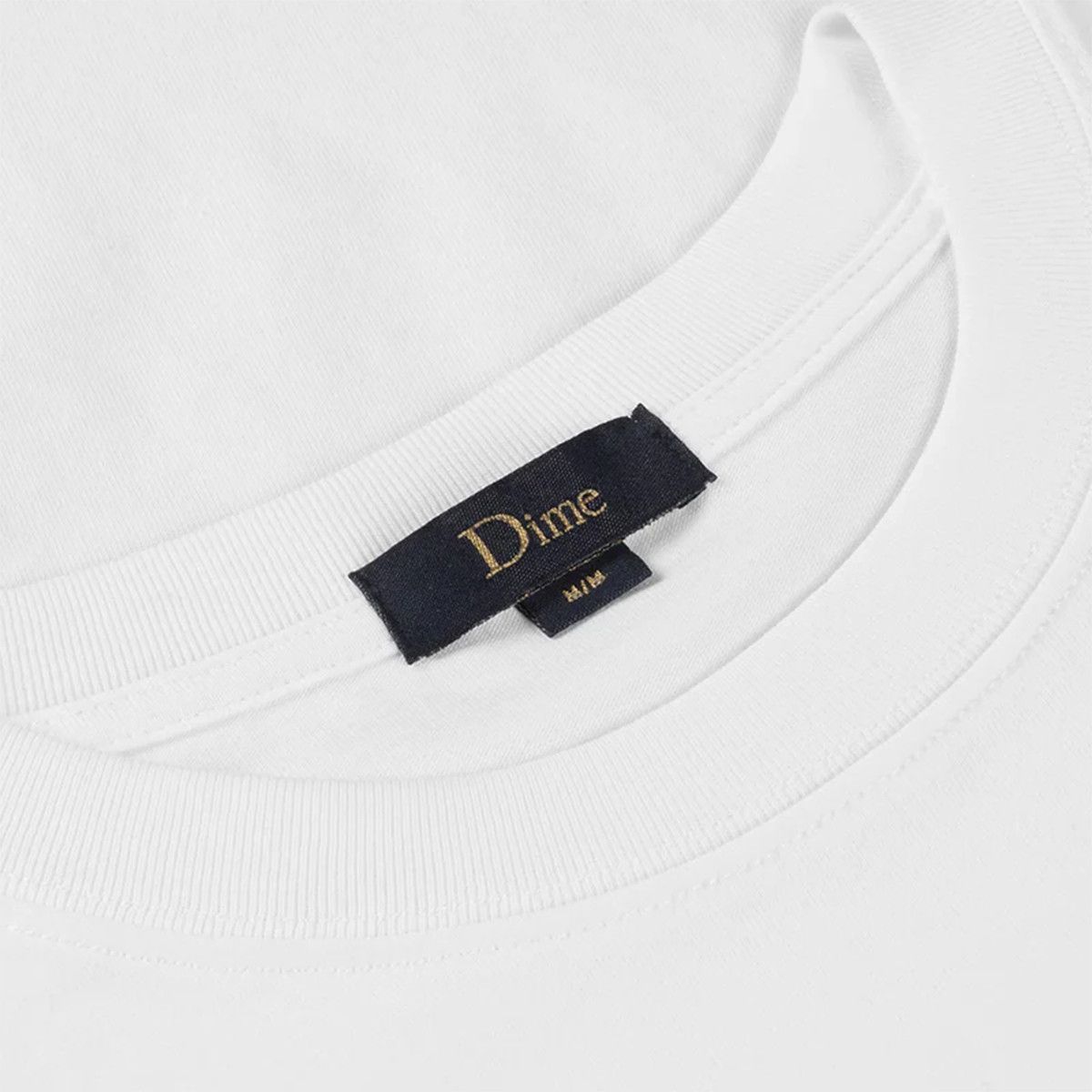 Dime Dime Classic Skull T-Shirt White Medium Size US M / EU 48-50 / 2 - 2 Thumbnail