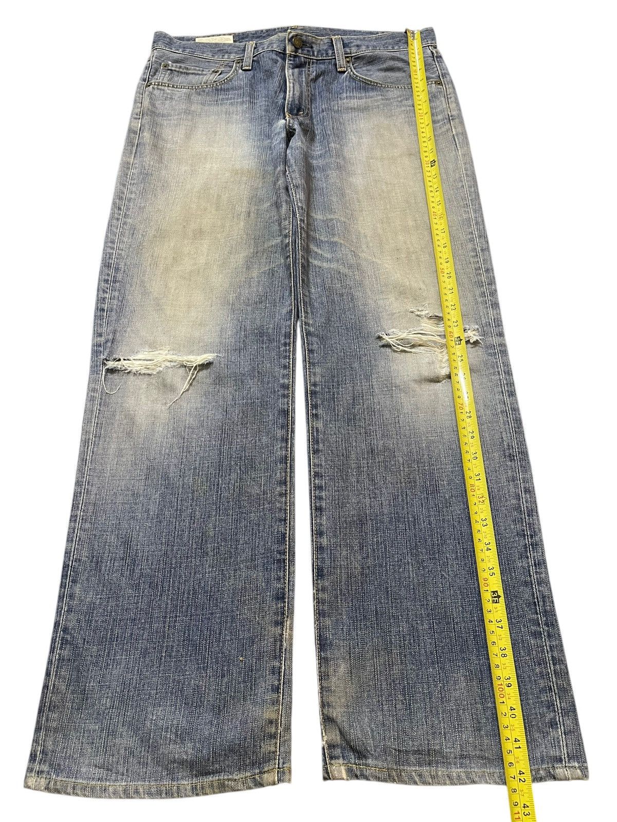 Vintage Edwin 503 Faded Wash Distressed Style Jeans