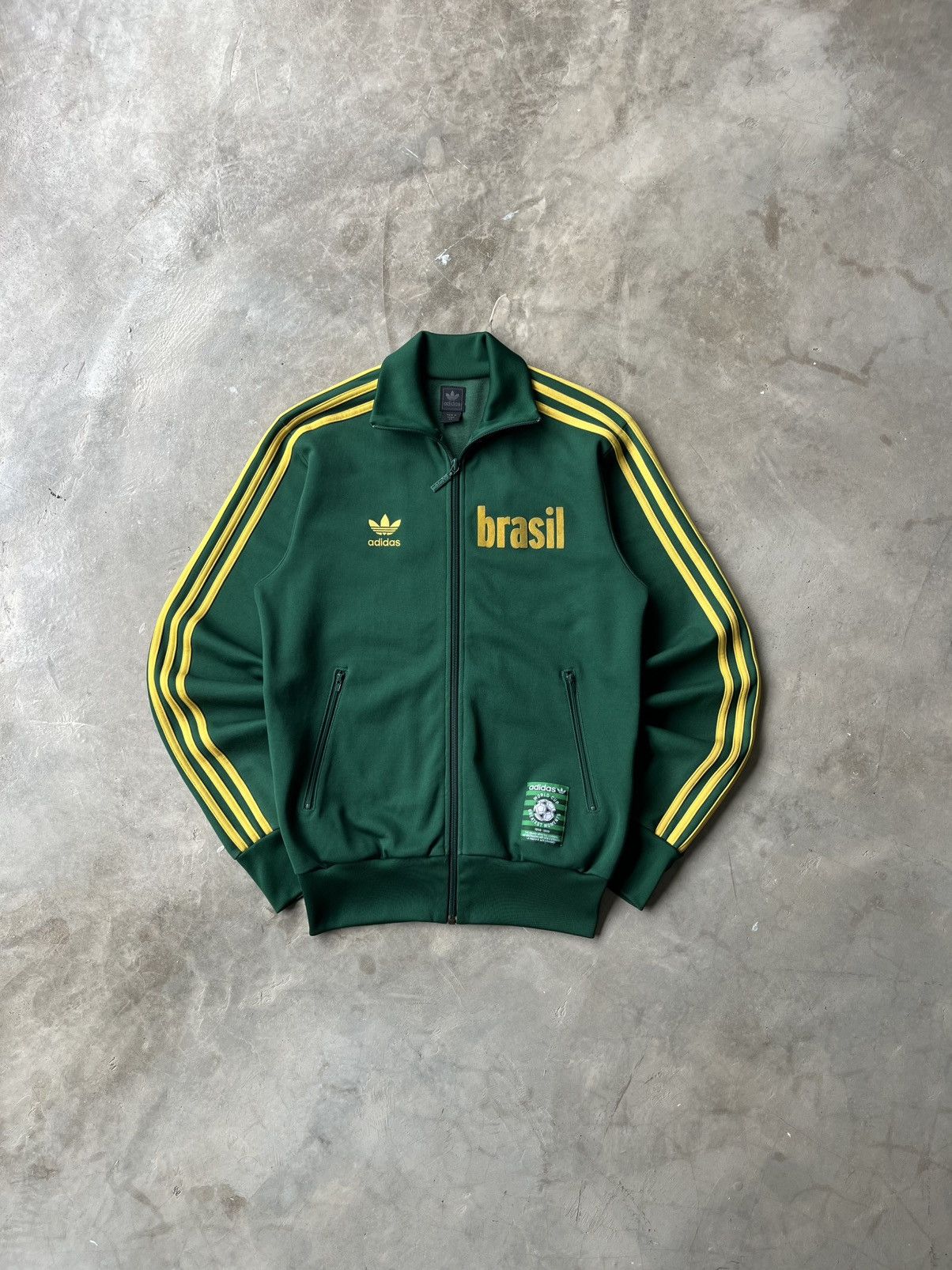 Adidas VINTAGE 2006 ADIDAS BRAZIL TRACKTOP Size US XS / EU 42 / 0 - 1 Thumbnail