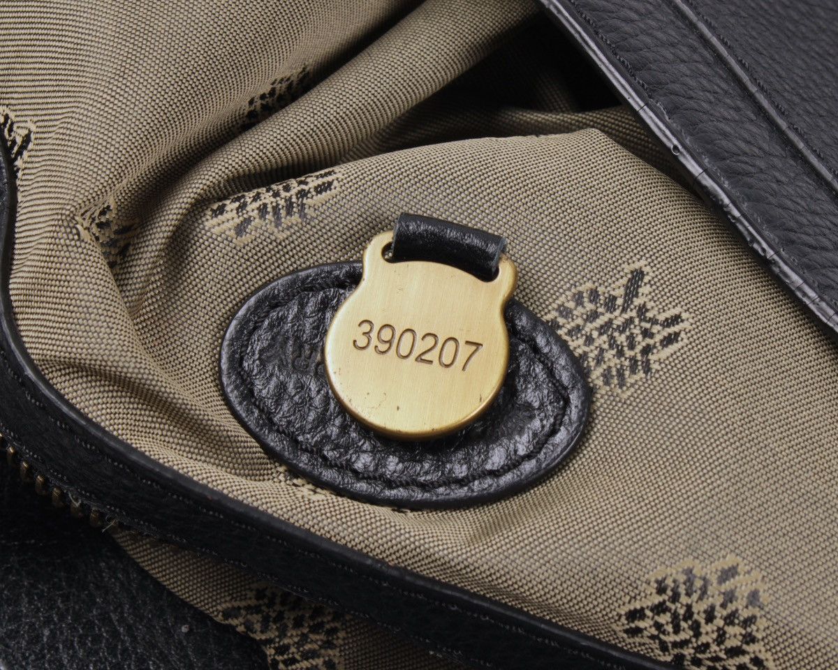 Designer × Mulberry MULBERRY Alexa Leather Black Handle Shoulder Bag 390207 Size ONE SIZE - 12 Thumbnail