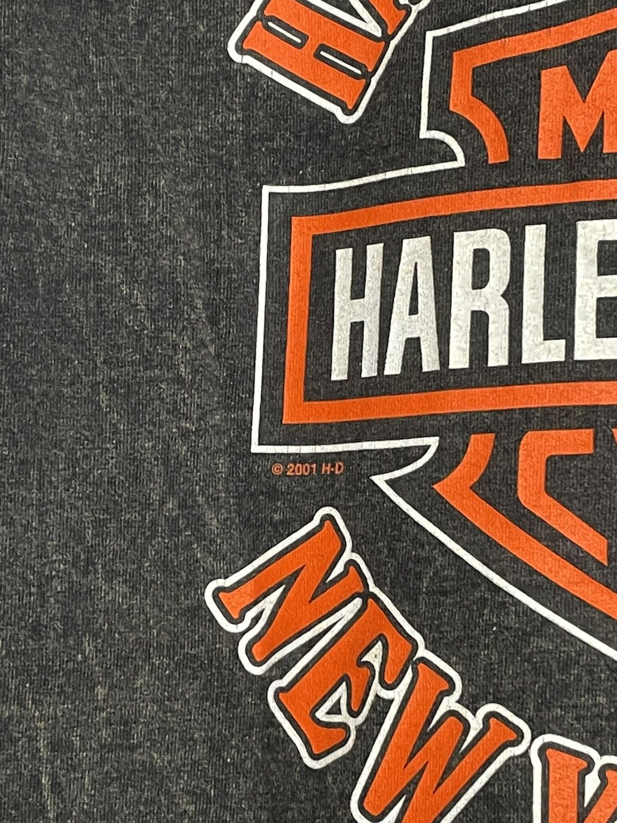 Harley Davidson × Vintage Vintage 2001 Harley Davidson New York City Washed T-shirt Size US M / EU 48-50 / 2 - 6 Thumbnail