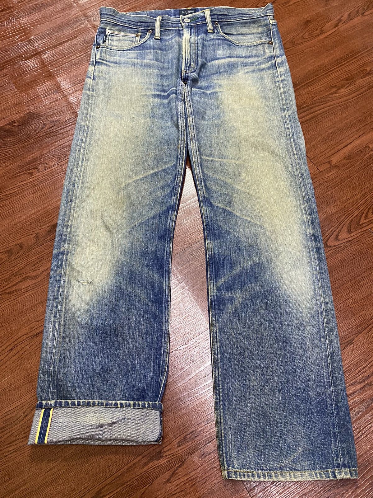 Mackintosh × Paul Smith Vintage Paul Smith Mud Wash Rusty Style Jeans Size US 33 - 1 Thumbnail