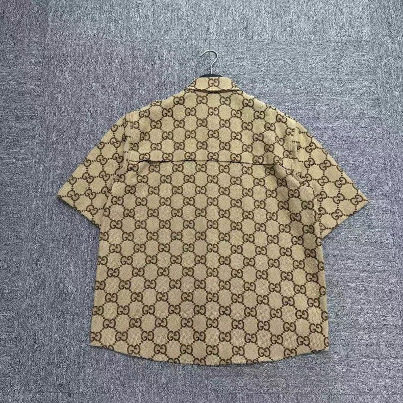 Gucci Gucci Size 38 Double G full-print short-sleeved shirt size Size US XS / EU 42 / 0 - 4 Thumbnail