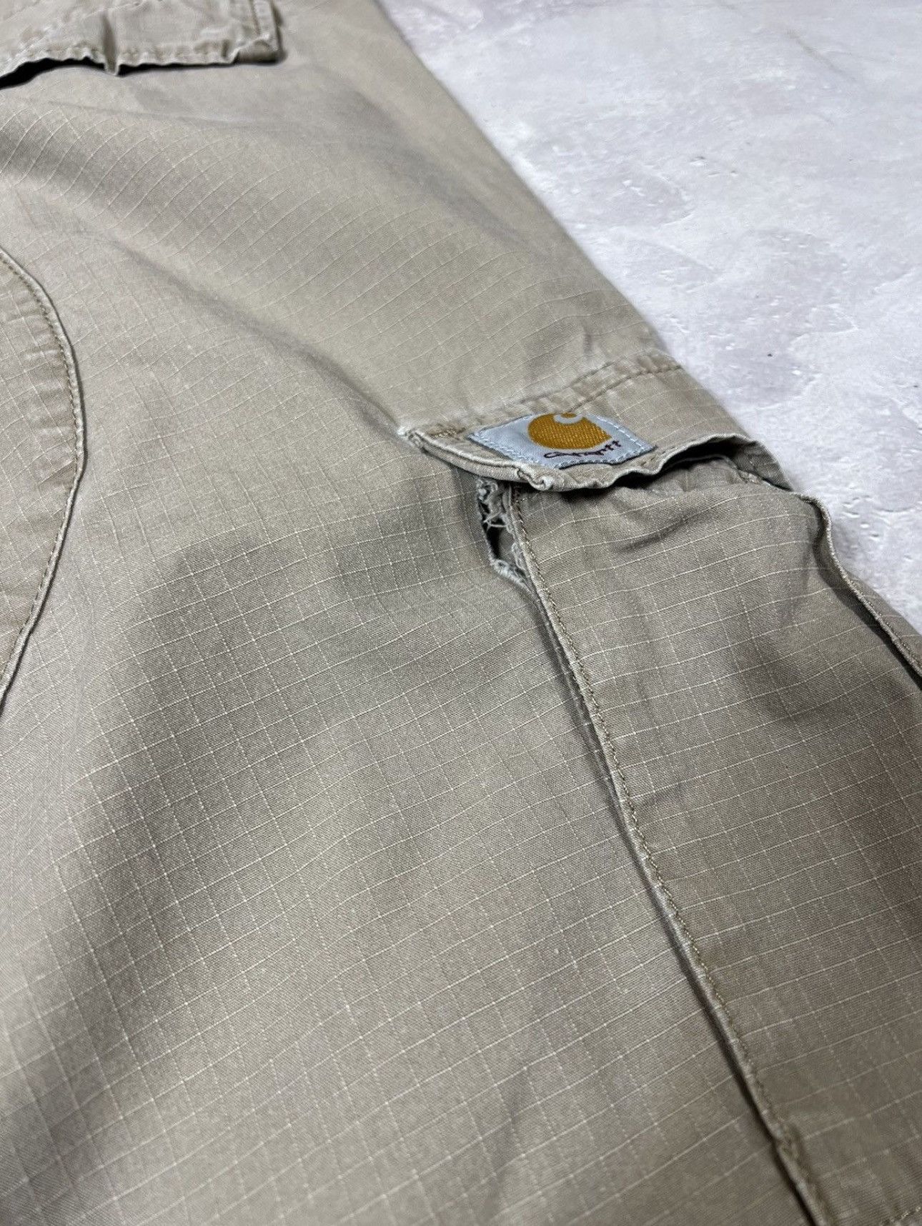Carhartt × Vintage Vintage Carhartt Distressed Y2k Cargo Pants Size US 30 / EU 46 - 5 Thumbnail