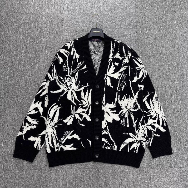 Louis Vuitton Louis Vuitton Botanical Wool Knit Cardigan sweater Size US L / EU 52-54 / 3 - 1 Thumbnail