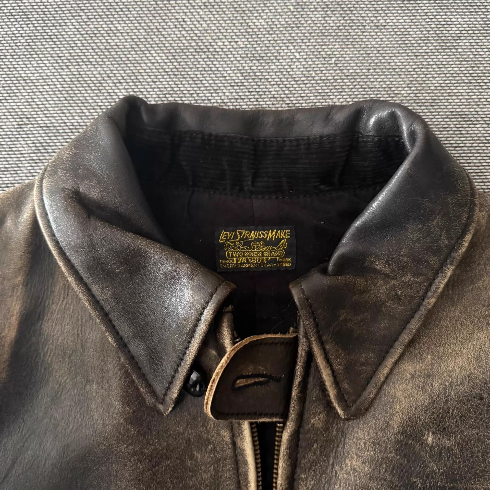 Levi's Levi's LVC 1930s Pakistan Cowhide Motorcycle Jacket Size US M / EU 48-50 / 2 - 3 Thumbnail