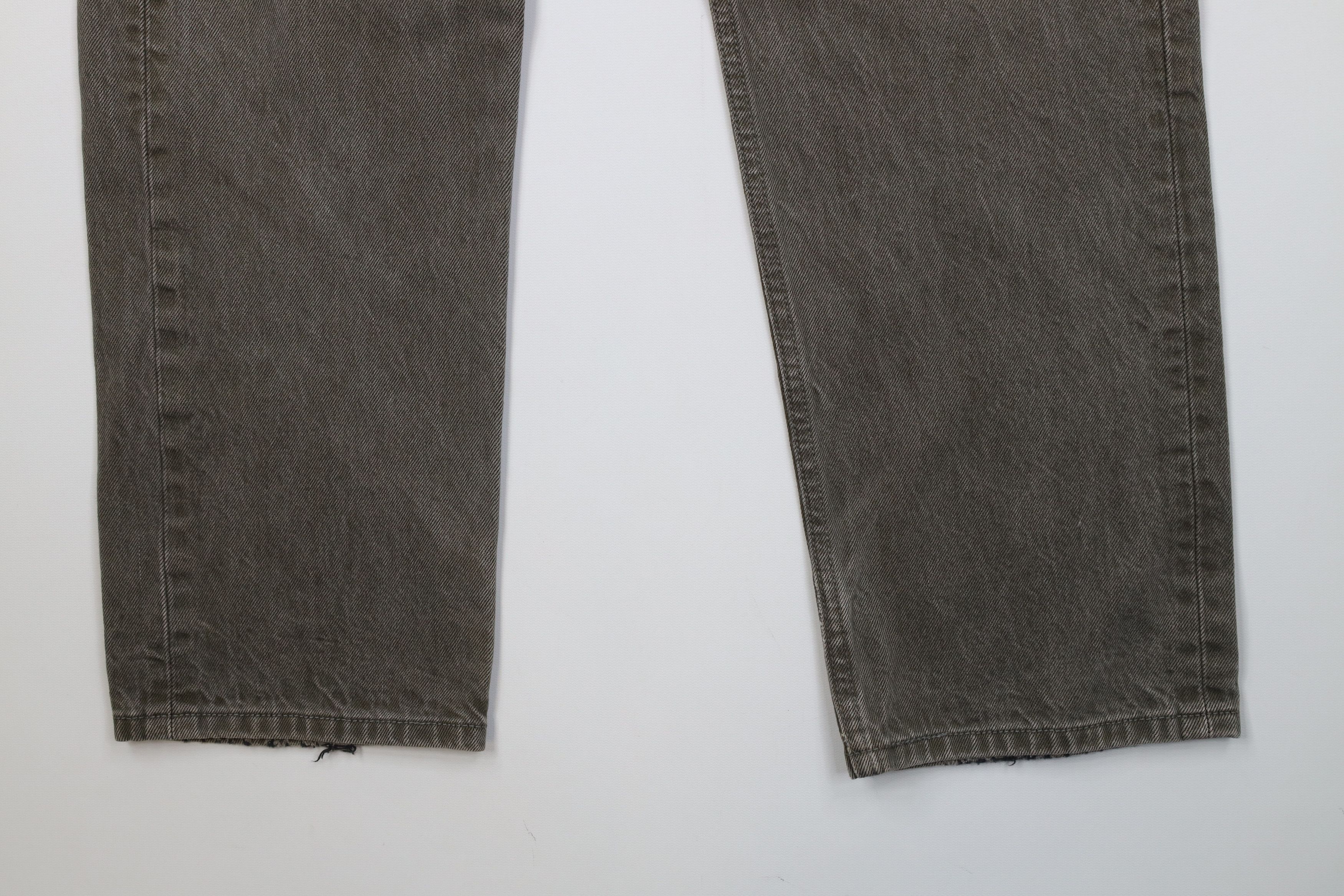 Levi's Vintage Y2K Levis 501xx Button Fly Original Fit Jeans Green Size US 34 / EU 50 - 4 Thumbnail