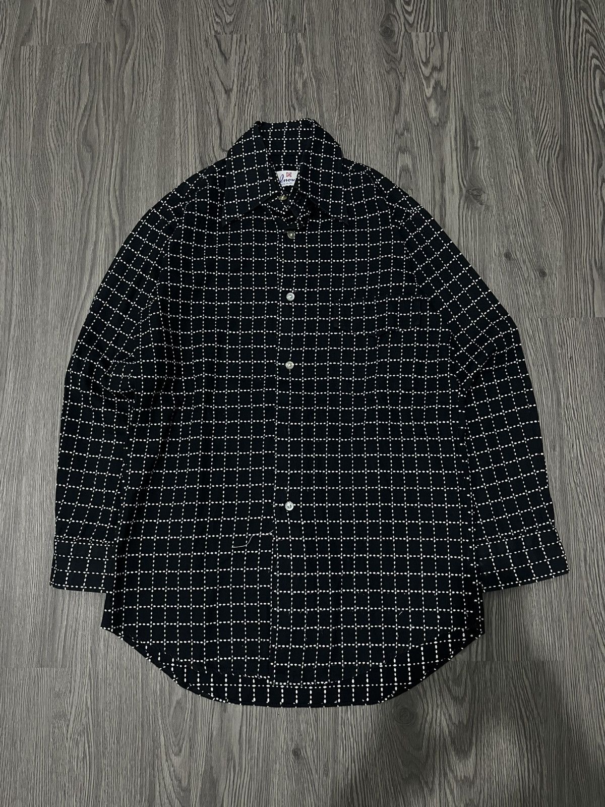 Japanese Brand 🇯🇵Vtg Inoue Sashiko long-sleeved shirt🇯🇵 Size US M / EU 48-50 / 2 - 1 Thumbnail