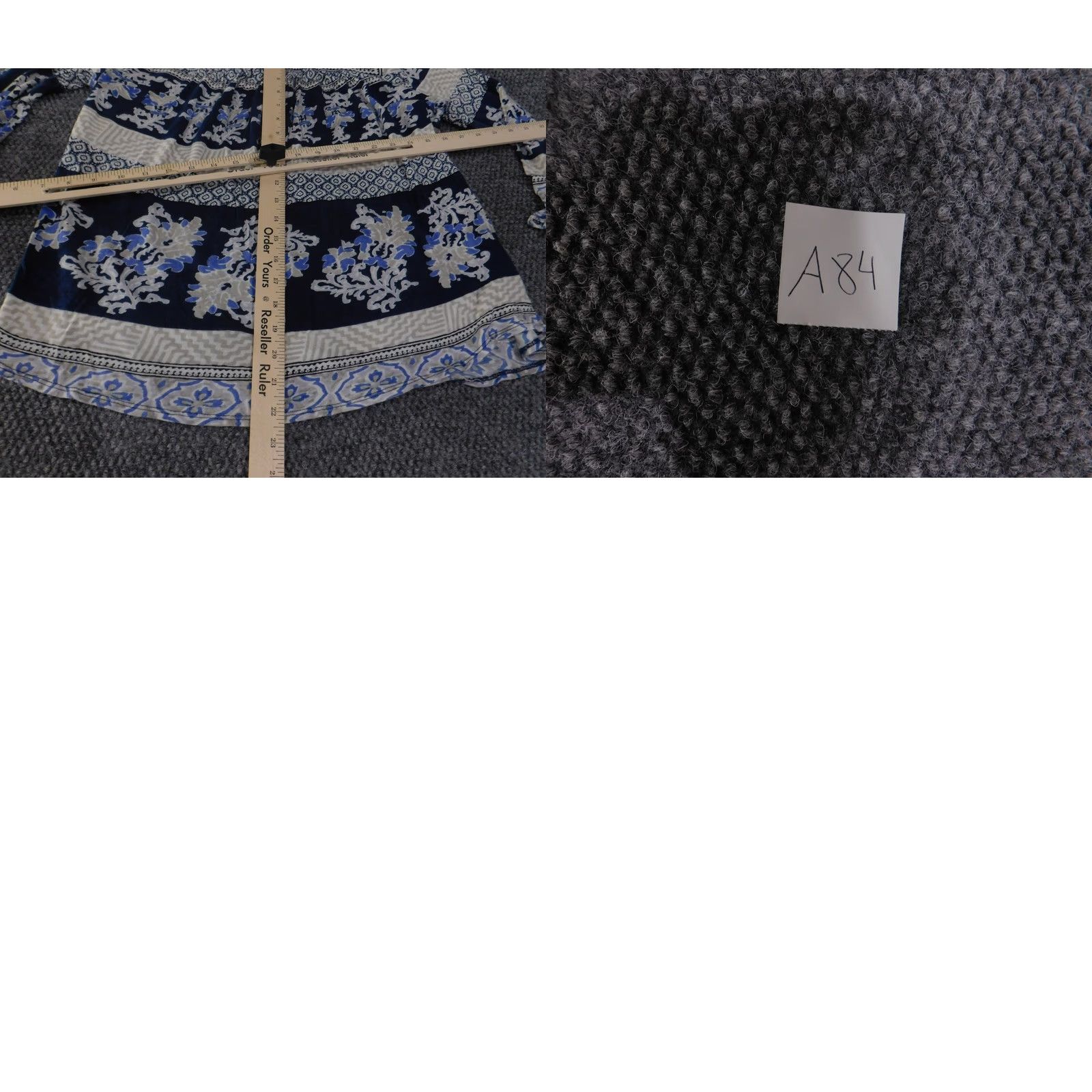 Lucky Brand Lucky Brand Blouse Womens L Blue Floral Boho Peasant Top Shirt Size L / US 10 / IT 46 - 9 Thumbnail