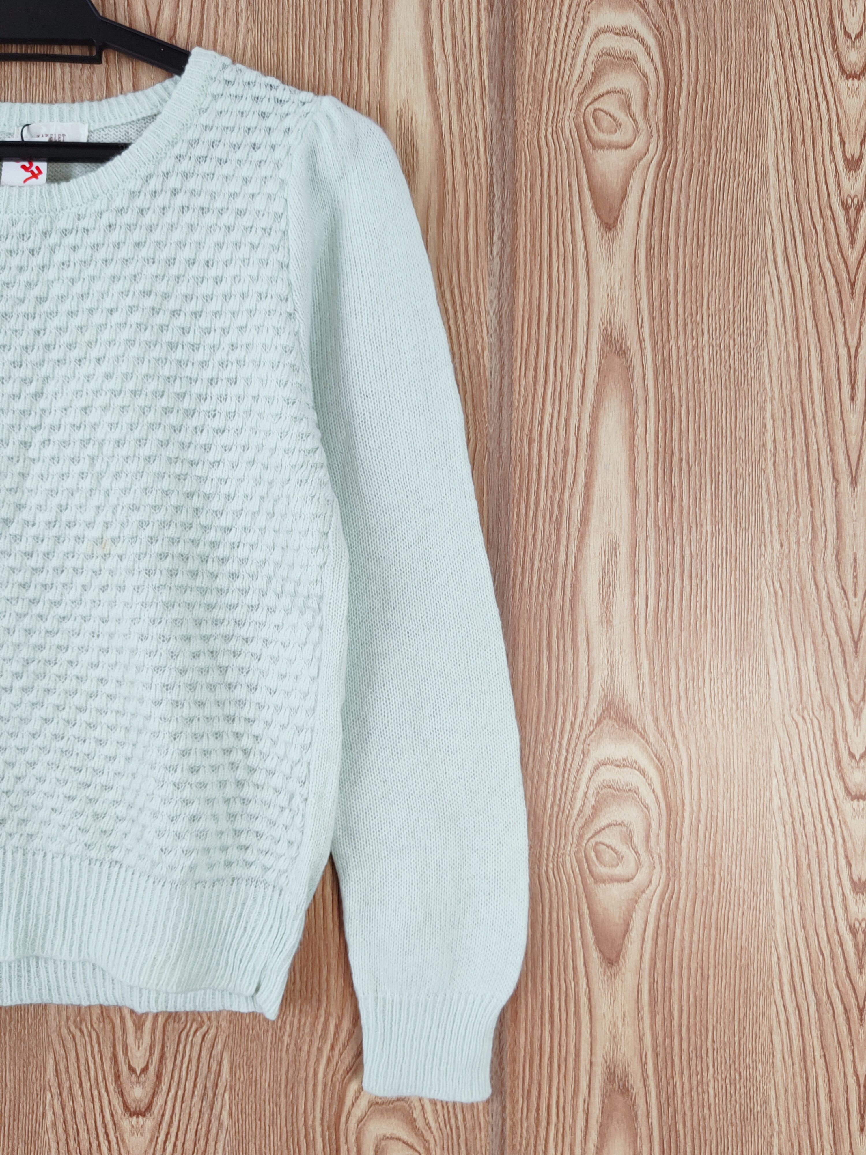 Japanese Brand Makelet Green Knitwear Sweatshirts #W827 Size S / US 4 / IT 40 - 6 Thumbnail
