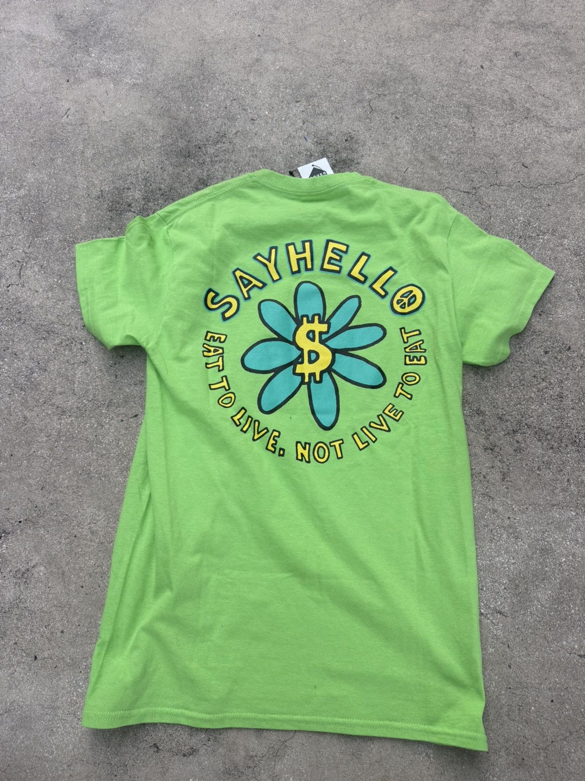 SAYHELLO NWT SAYHELLO dsm T shirt Soul Tee in green Size US S / EU 44-46 / 1 - 1 Thumbnail