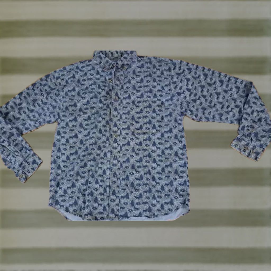 Vintage Falls Creek Shirt Cotton Full Button Unisex Adults L Red Plaid Fish Outdoor Fall Canvas Long Sleeve Button-Up 31in 25in pit to pit Size US L / EU 52-54 / 3 - 1 Thumbnail