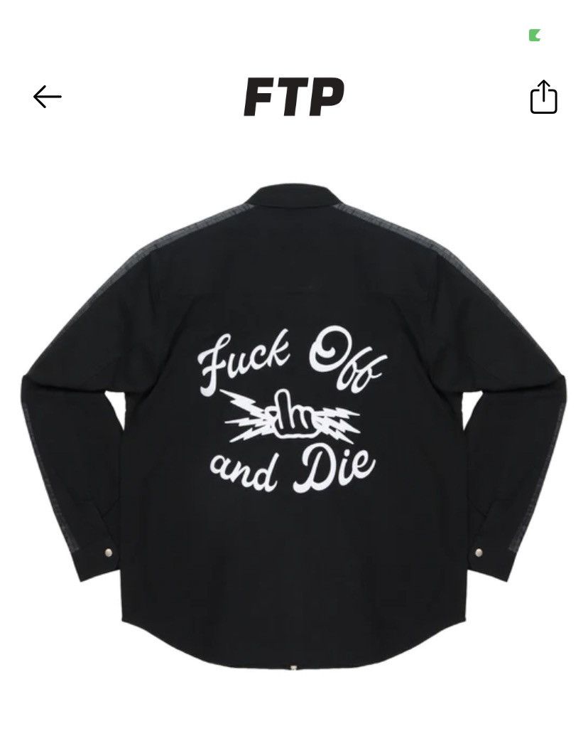Fuck The Population FTP LOGO TAPE FUCK OFF AND DIE | Grailed