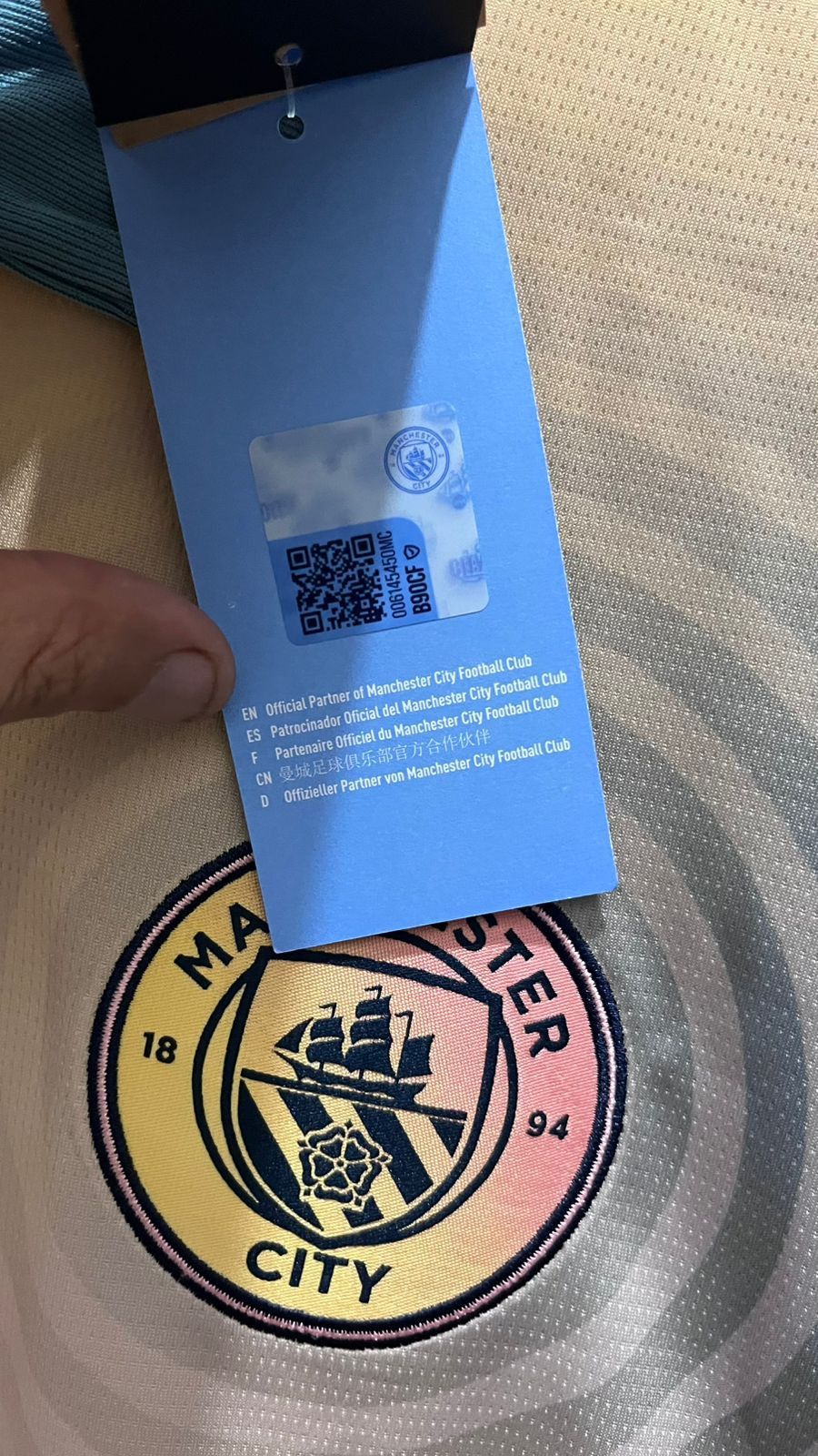 Puma Manchester City x Noel Gallagher Oasis Definitely City Shirt Size US L / EU 52-54 / 3 - 5 Thumbnail
